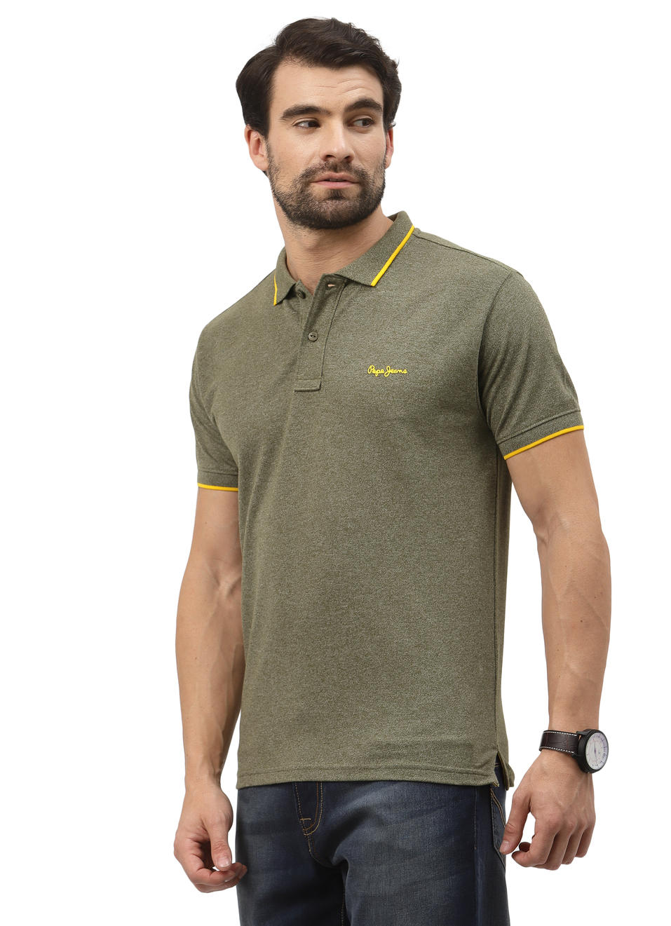 Quantra Ss Solid Grindle Polo, , large image number 2