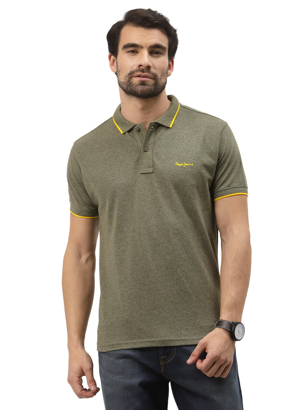 Quantra Ss Solid Grindle Polo, , large image number 0