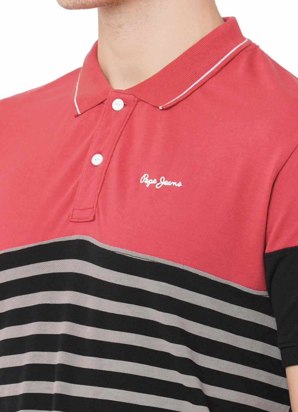 Tabby Ss Striper Polo, , large image number 5