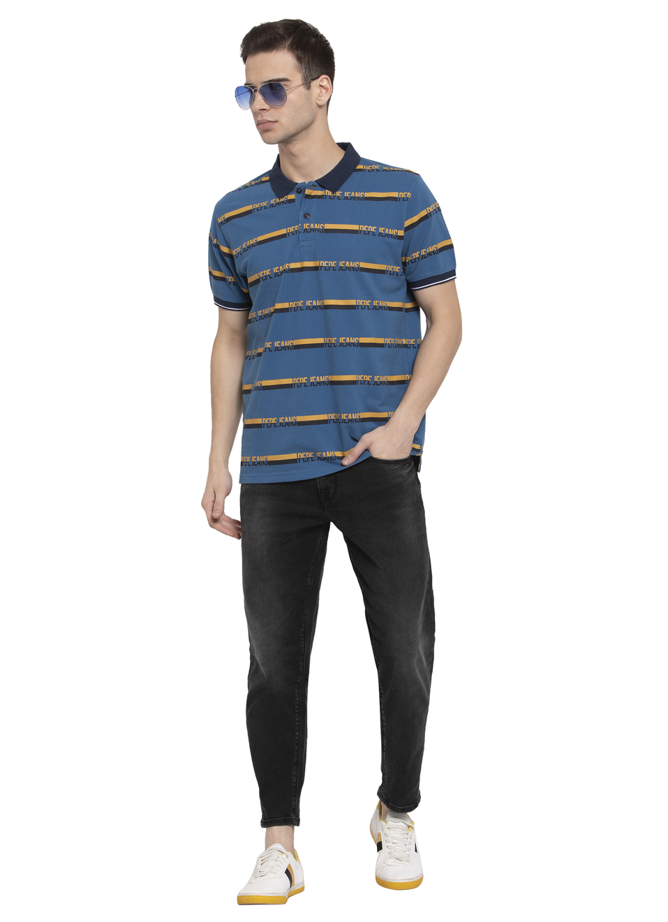 Zito Ss Stripe Polo, , large image number 3