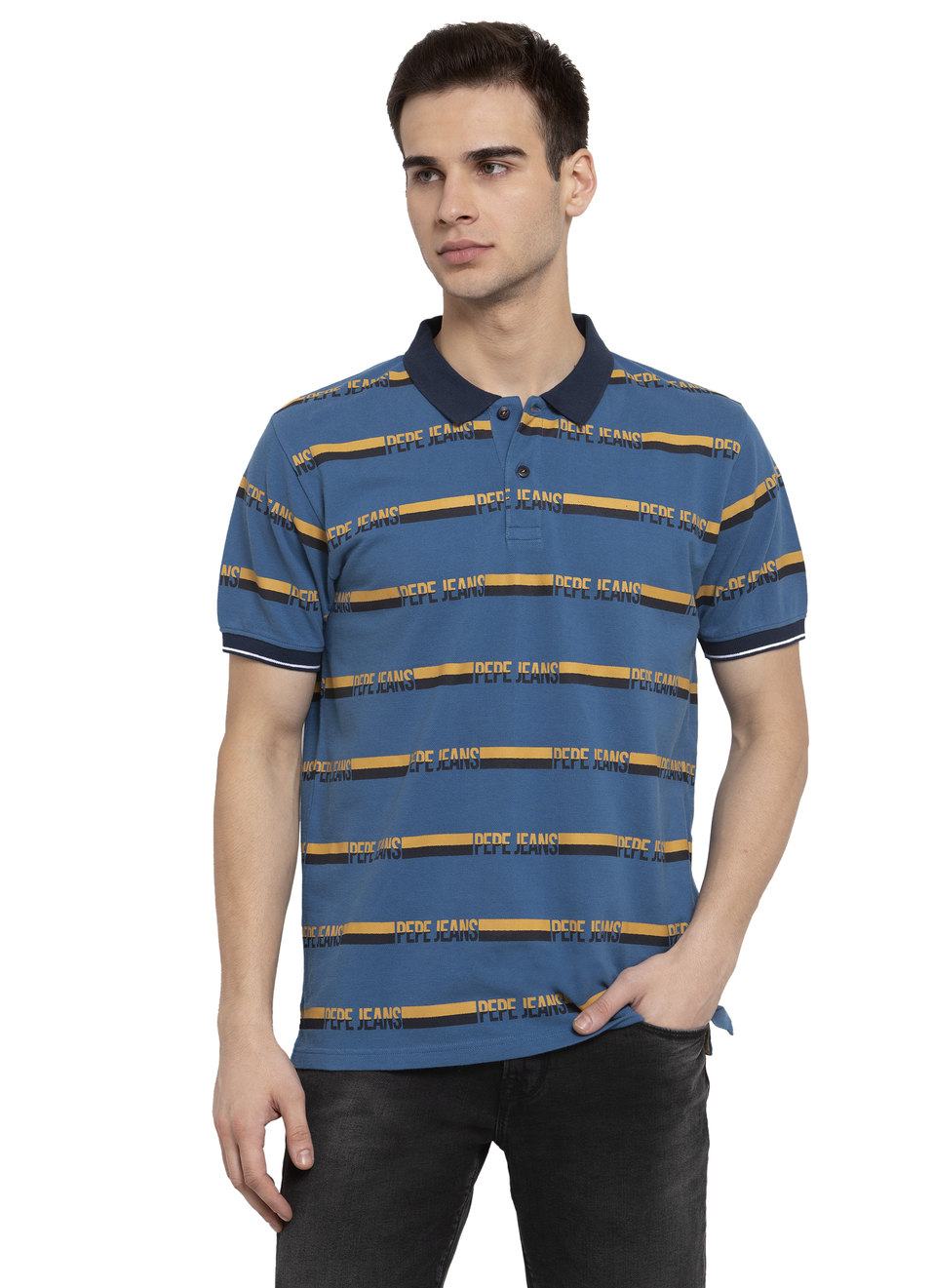 Zito Ss Stripe Polo, , large image number 0