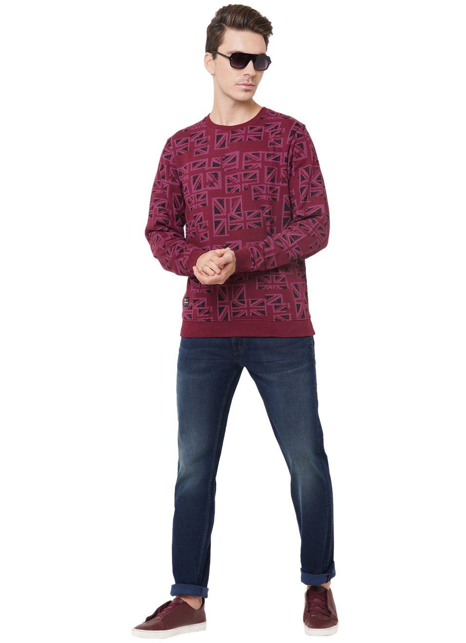 Archer Ls All Over Printed Sweatshirt, , large image number 3