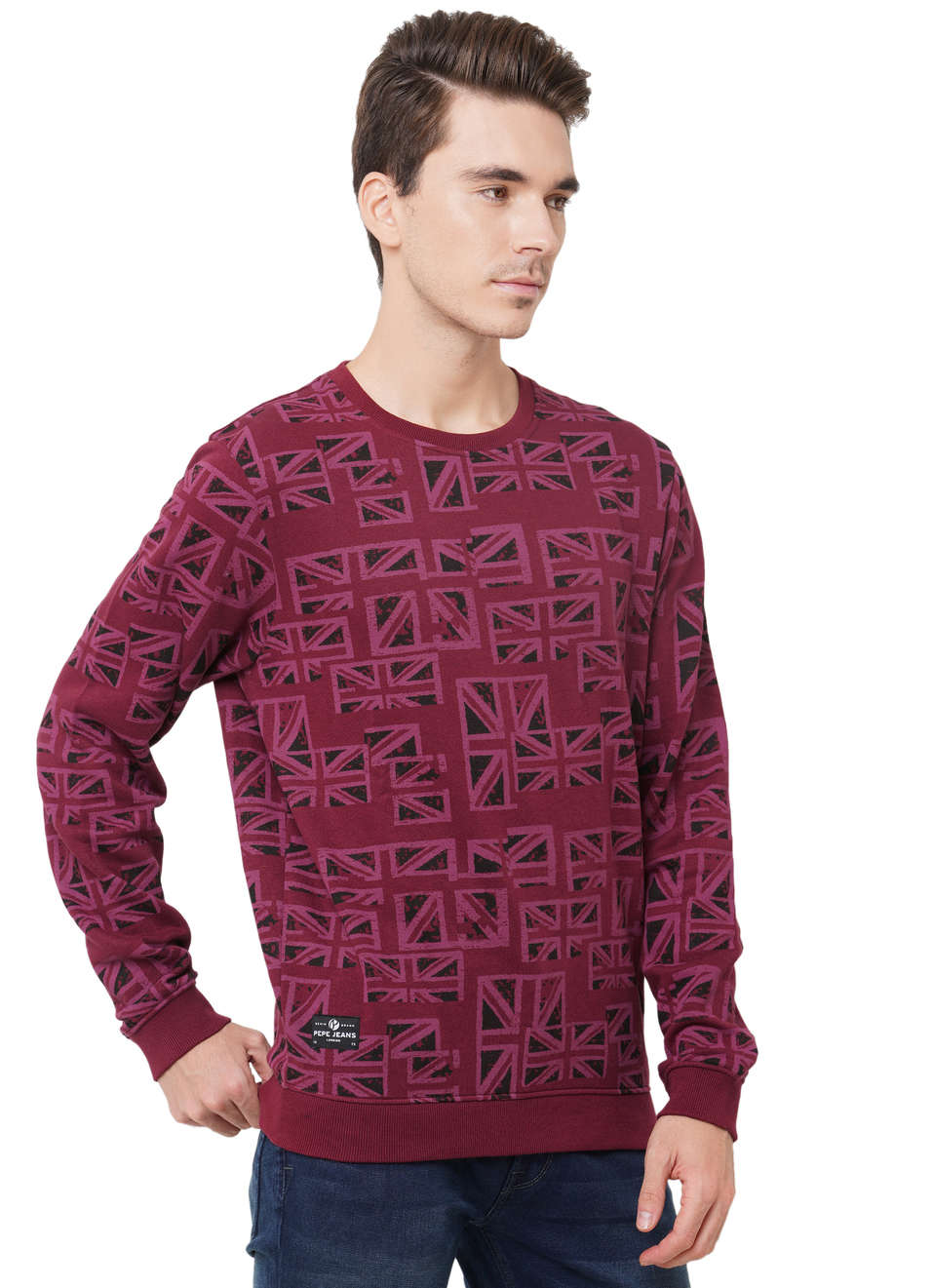 Archer Ls All Over Printed Sweatshirt, , large image number 6