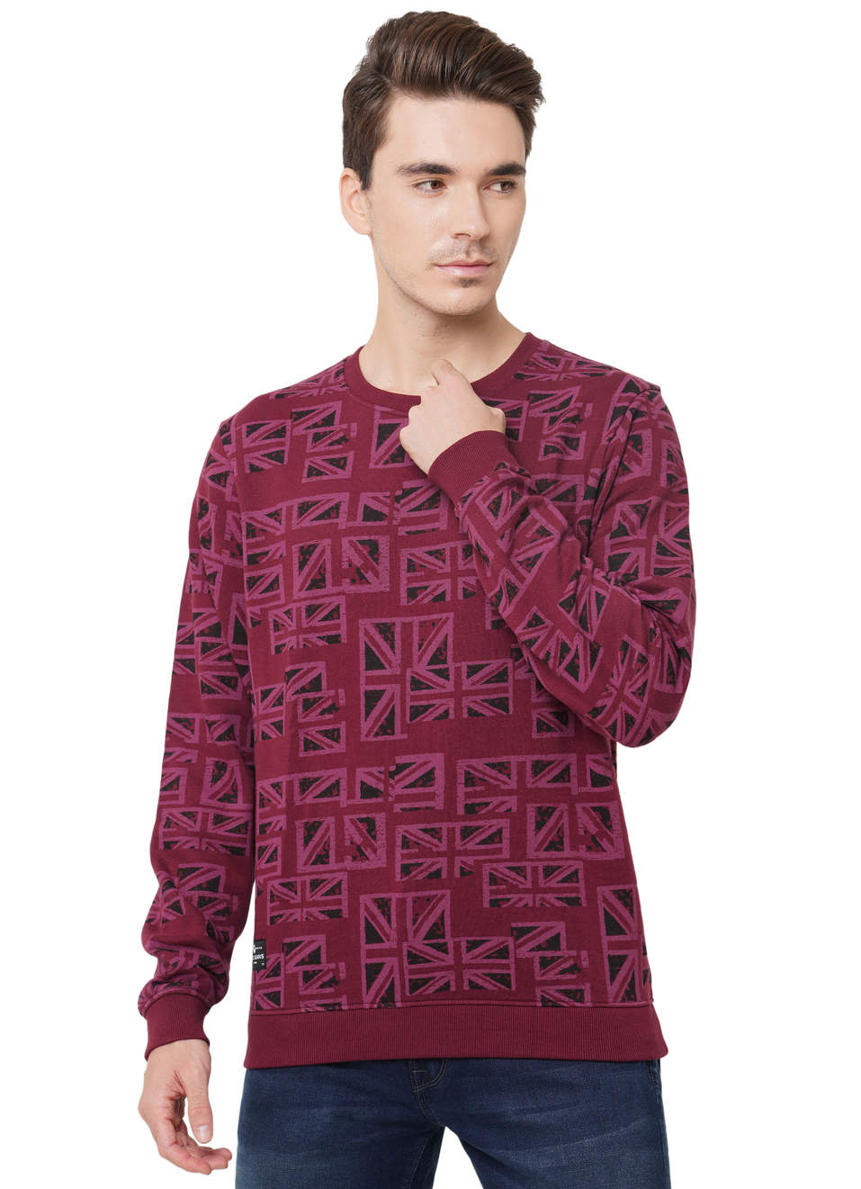 Archer Ls All Over Printed Sweatshirt, , large image number 7