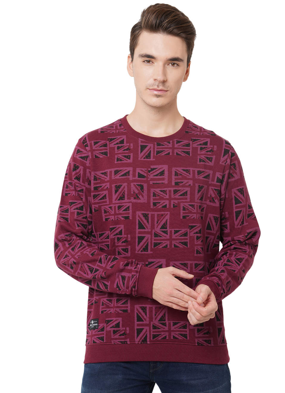 Archer Ls All Over Printed Sweatshirt, , large image number 0