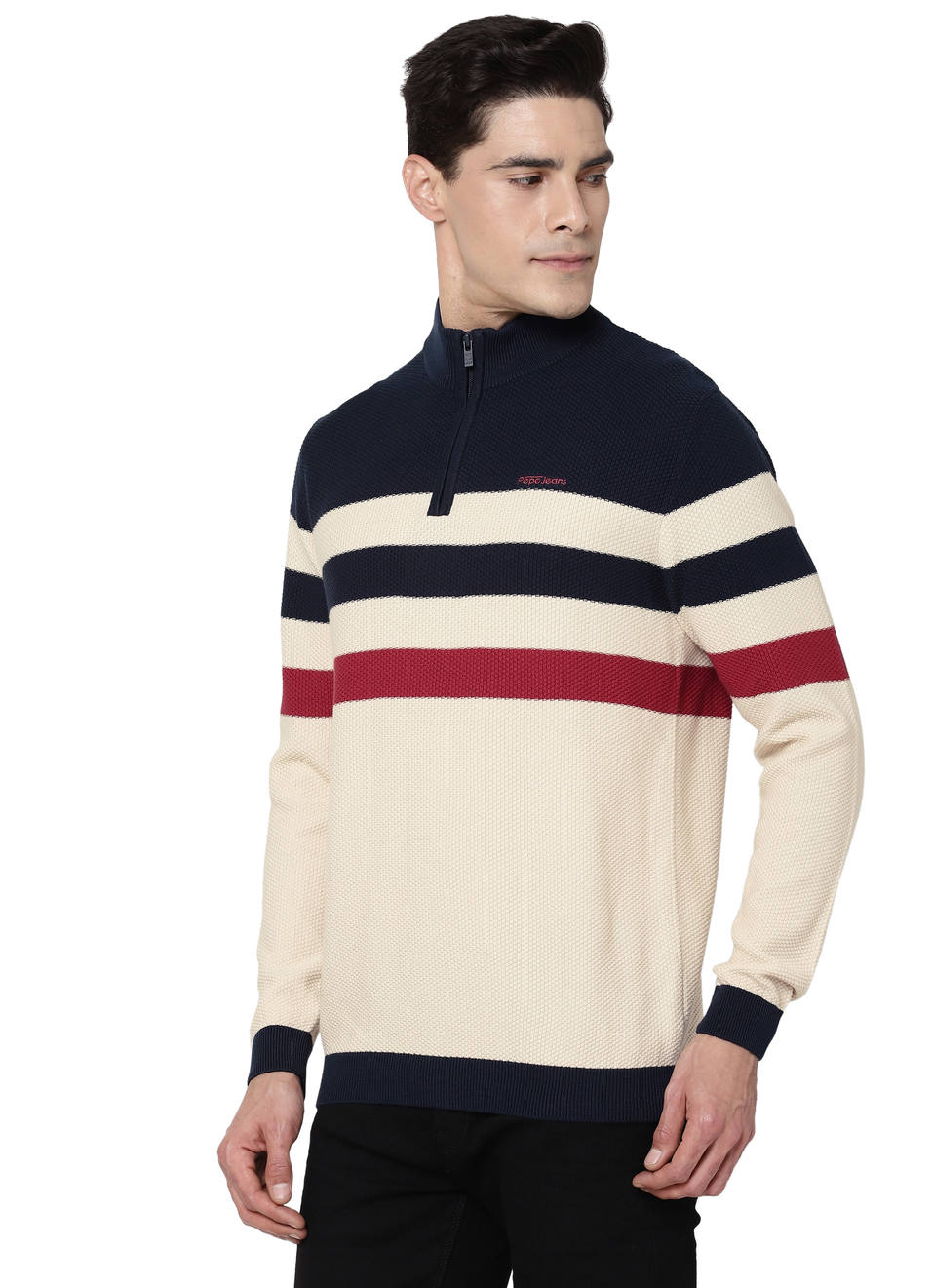 Albion Ls Quarter Zip Sweat Shirt, , large image number 2
