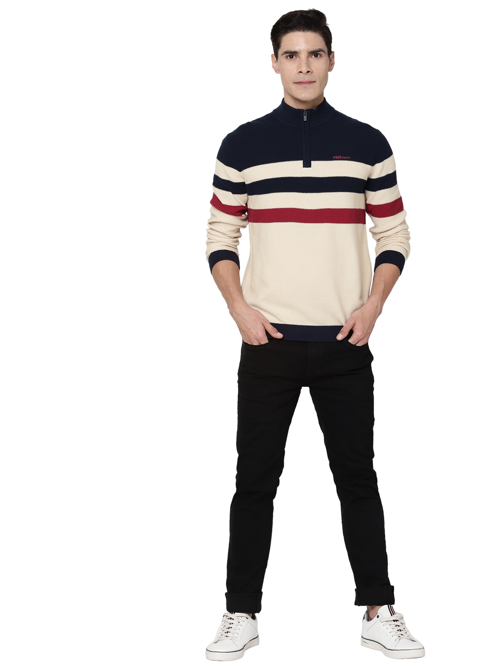 Albion Ls Quarter Zip Sweat Shirt, , large image number 3