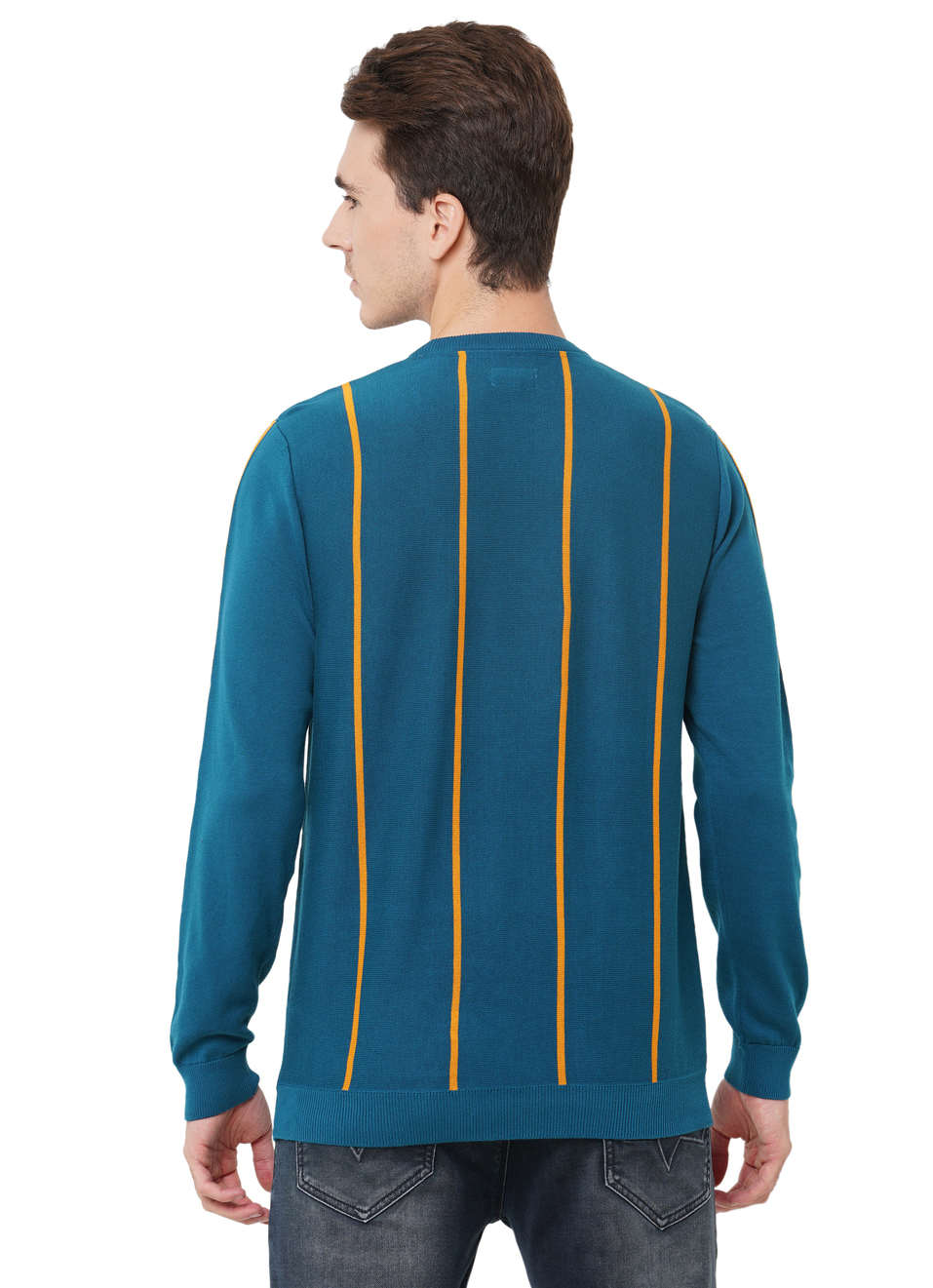 Caddock Ls Striper Sweater, , large image number 1