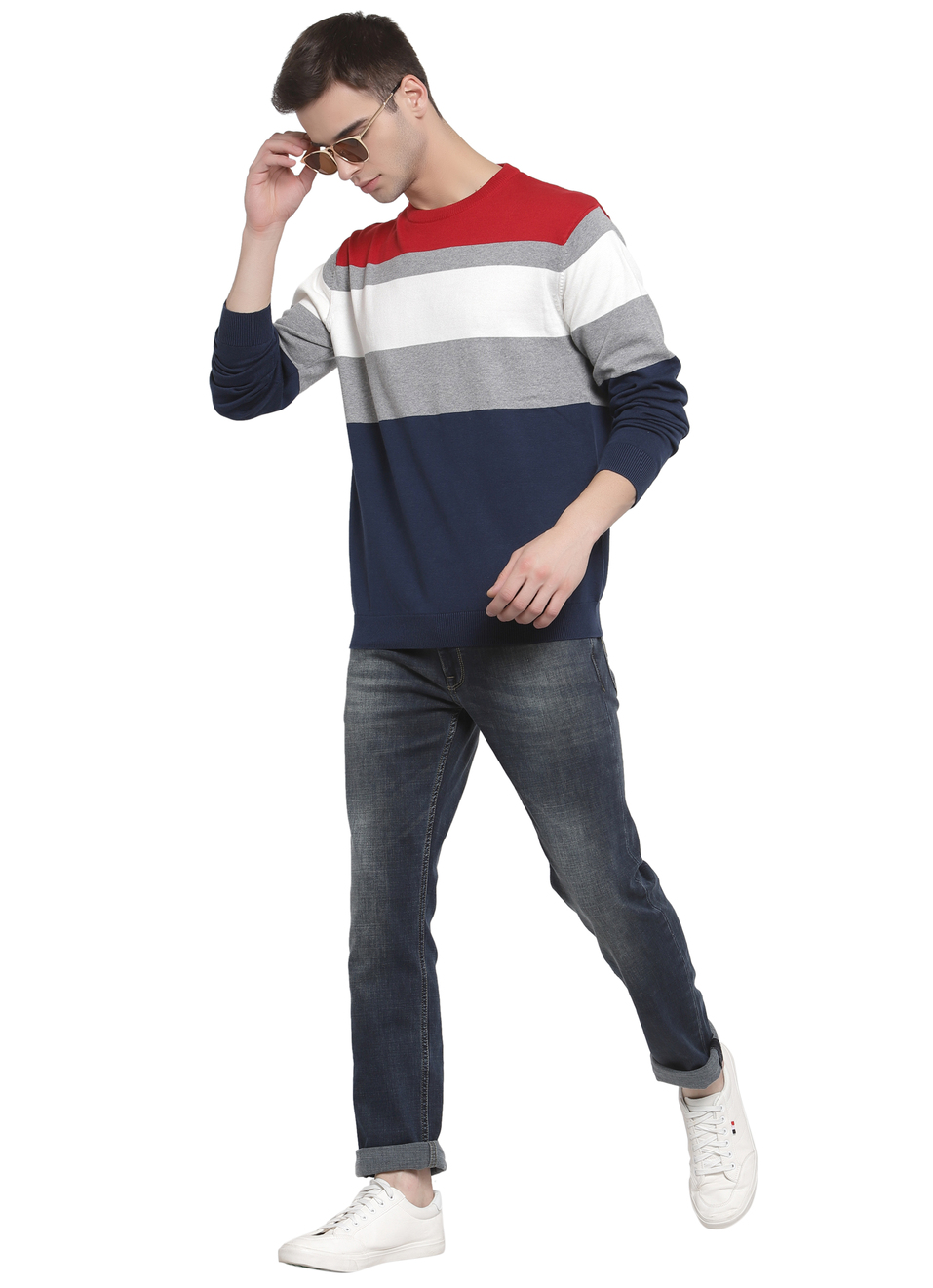 Francis Ls Stripe Sweater, , large image number 3