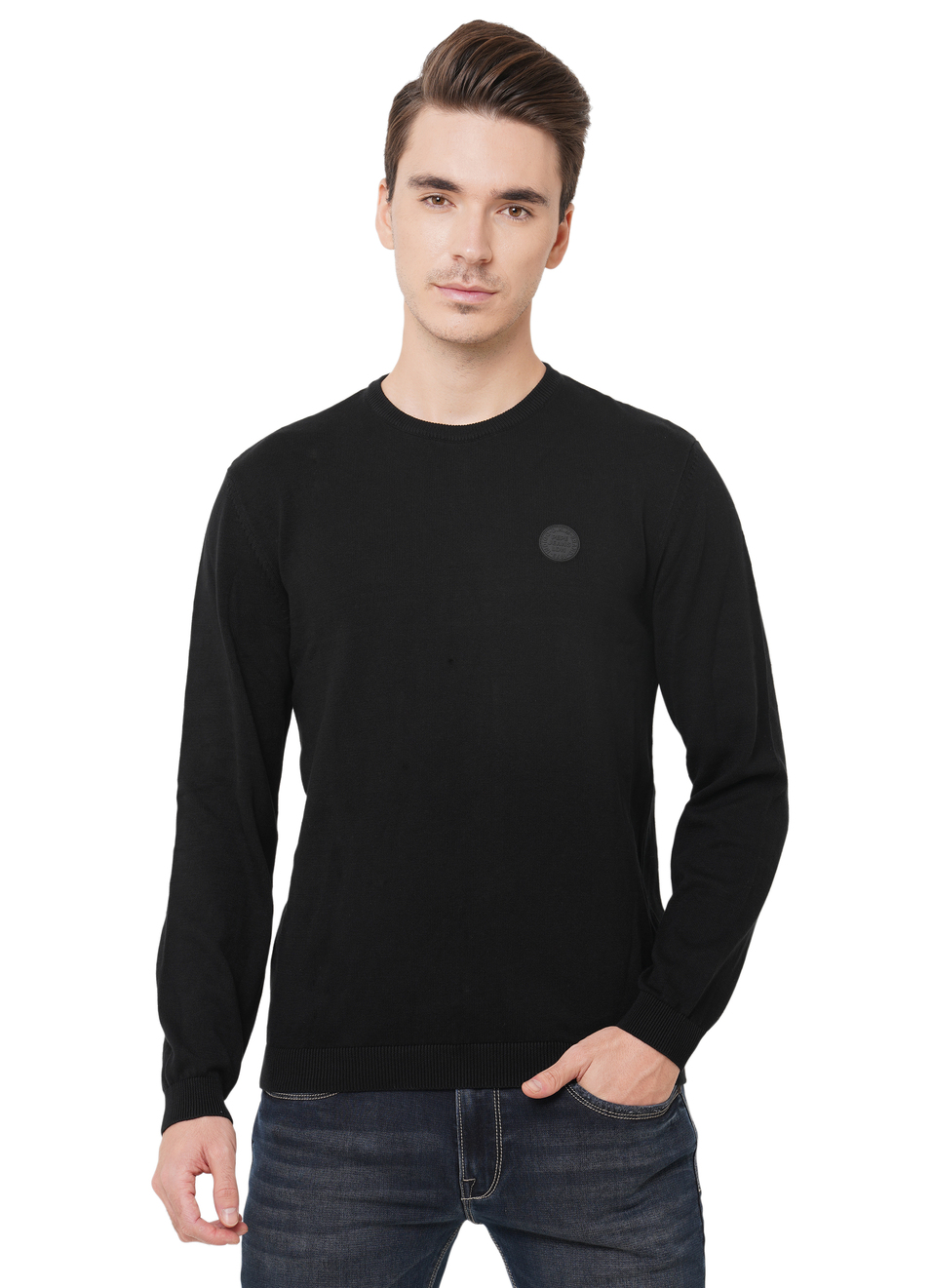 Marcel Ls Solid Light Weight Sweater, , large image number 0