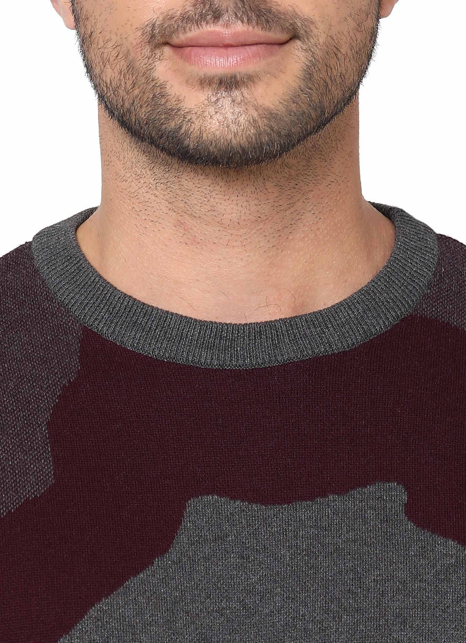 Mars Ls Jaquard Camo Sweater, , large image number 4