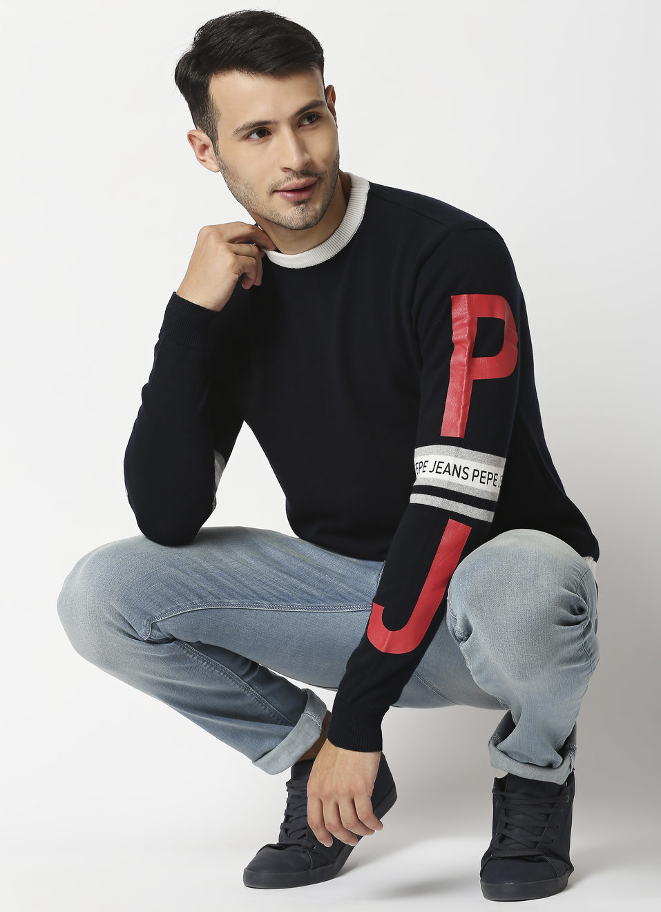 Rey Ls Graphic Printed Sweater, , large image number 5