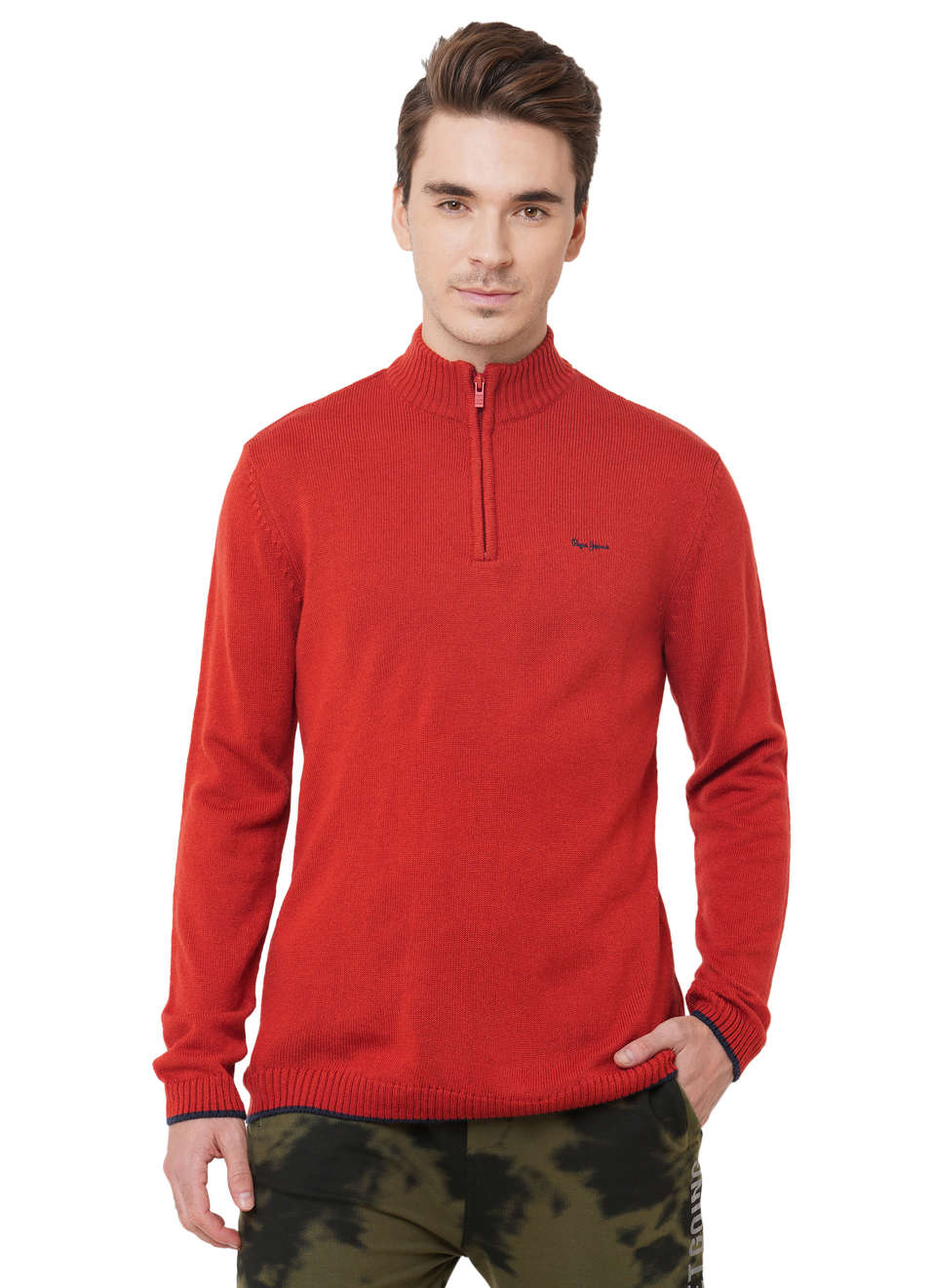 Stark Ls Quarterzip Sweater, , large image number 0