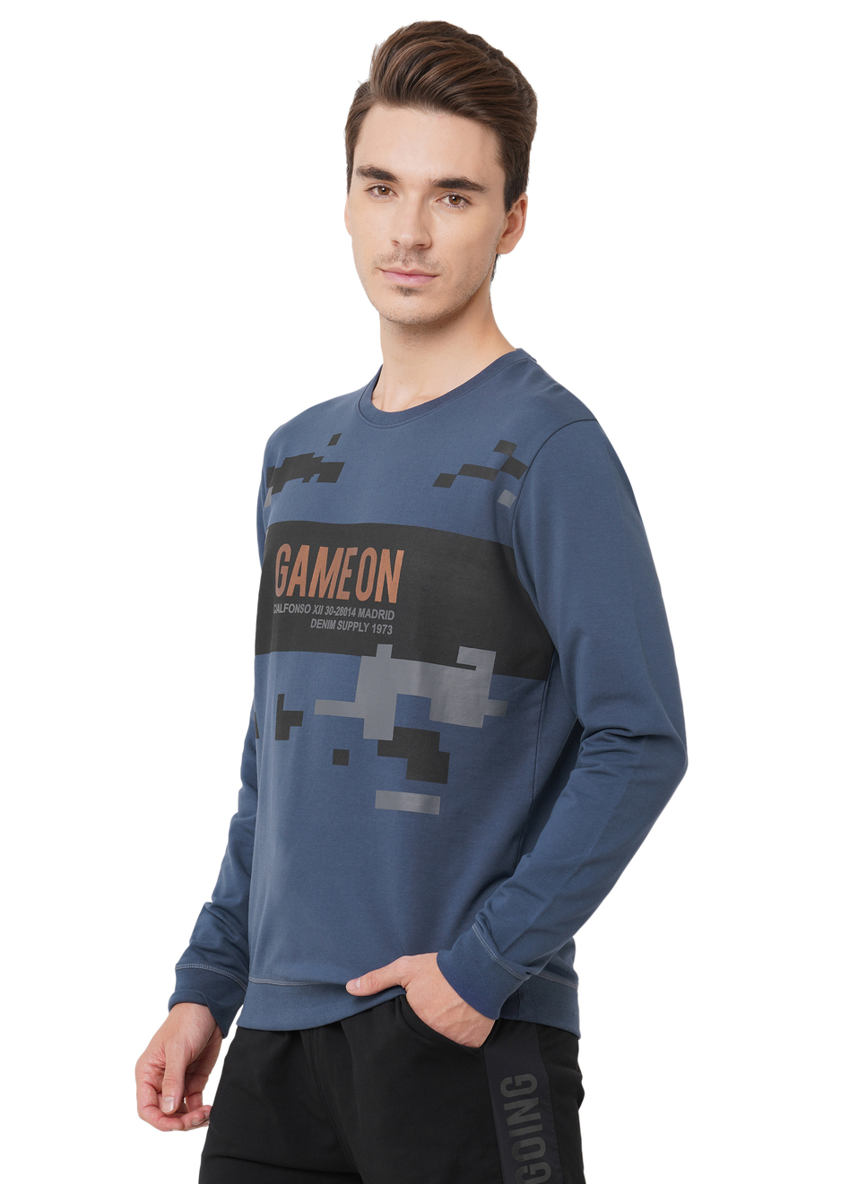 Kola Ls Cut N Sew Placement Printed Hoodie Sweatshirt, , large image number 2