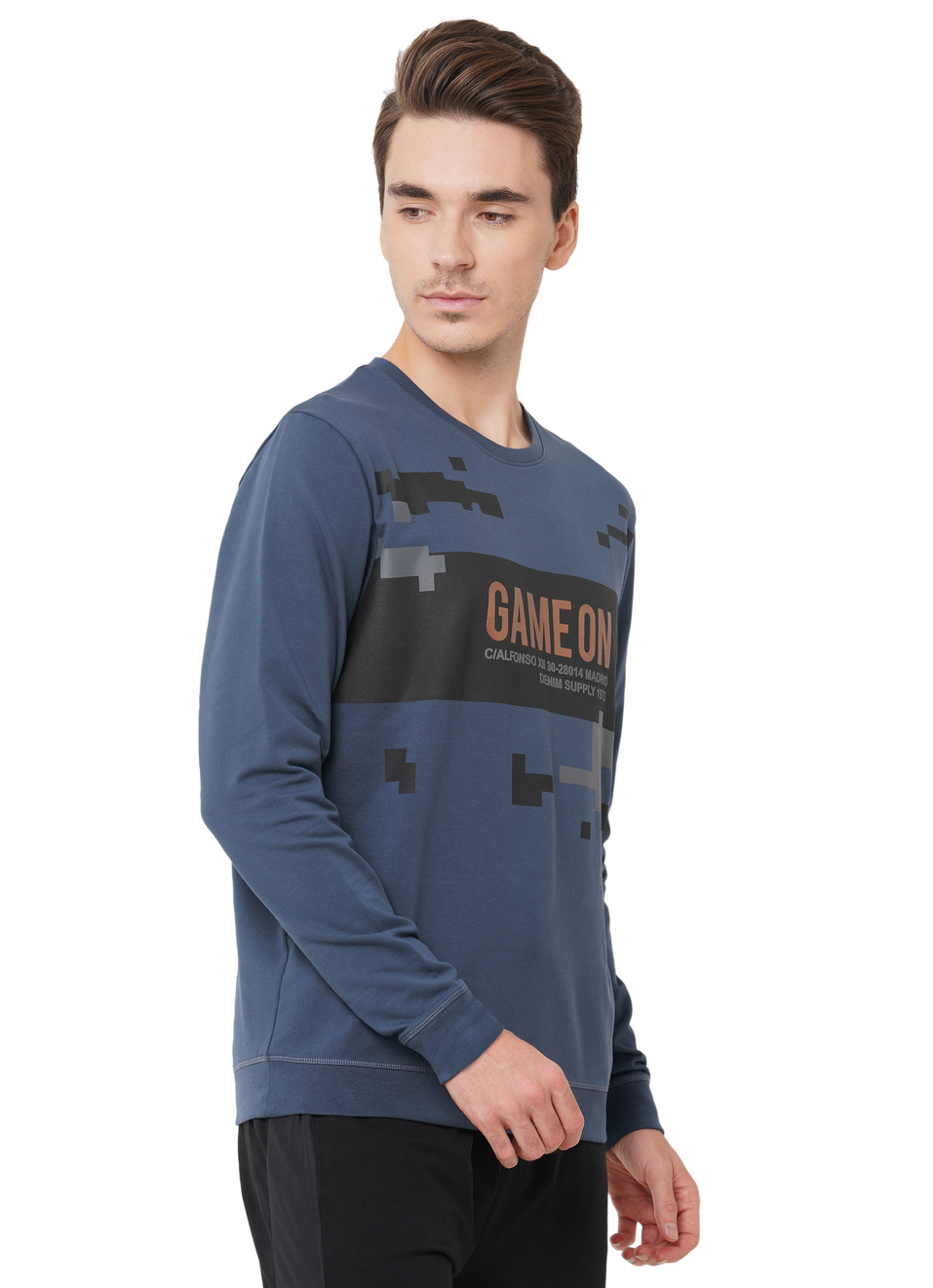 Kola Ls Cut N Sew Placement Printed Hoodie Sweatshirt, , large image number 6