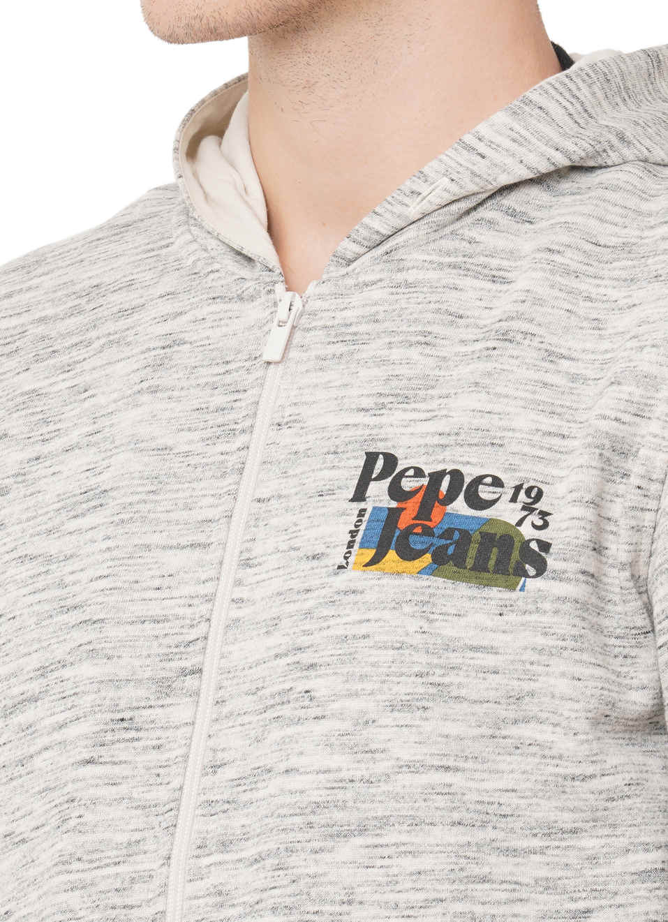 Nestor Ls Graphic Printed Zip Through Hoodie Sweatshirt, , large image number 5