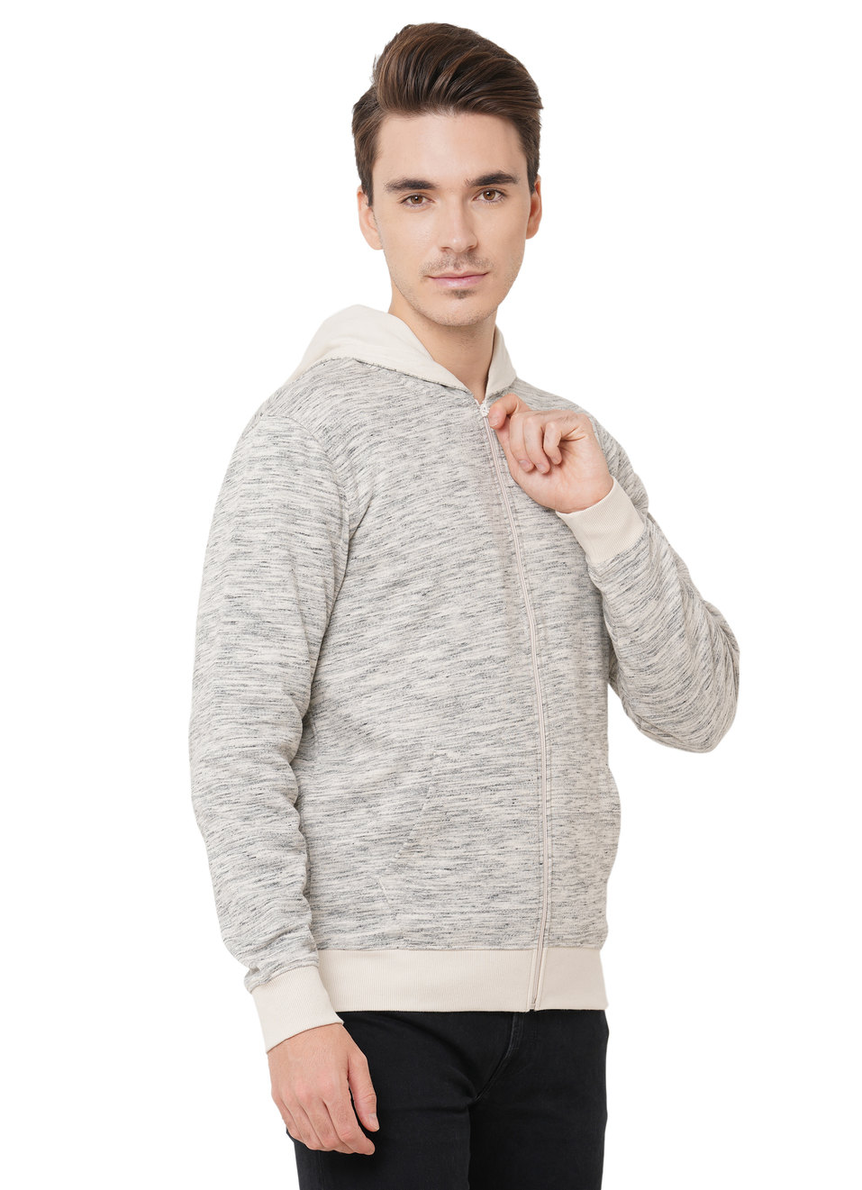 Nestor Ls Graphic Printed Zip Through Hoodie Sweatshirt, , large image number 6