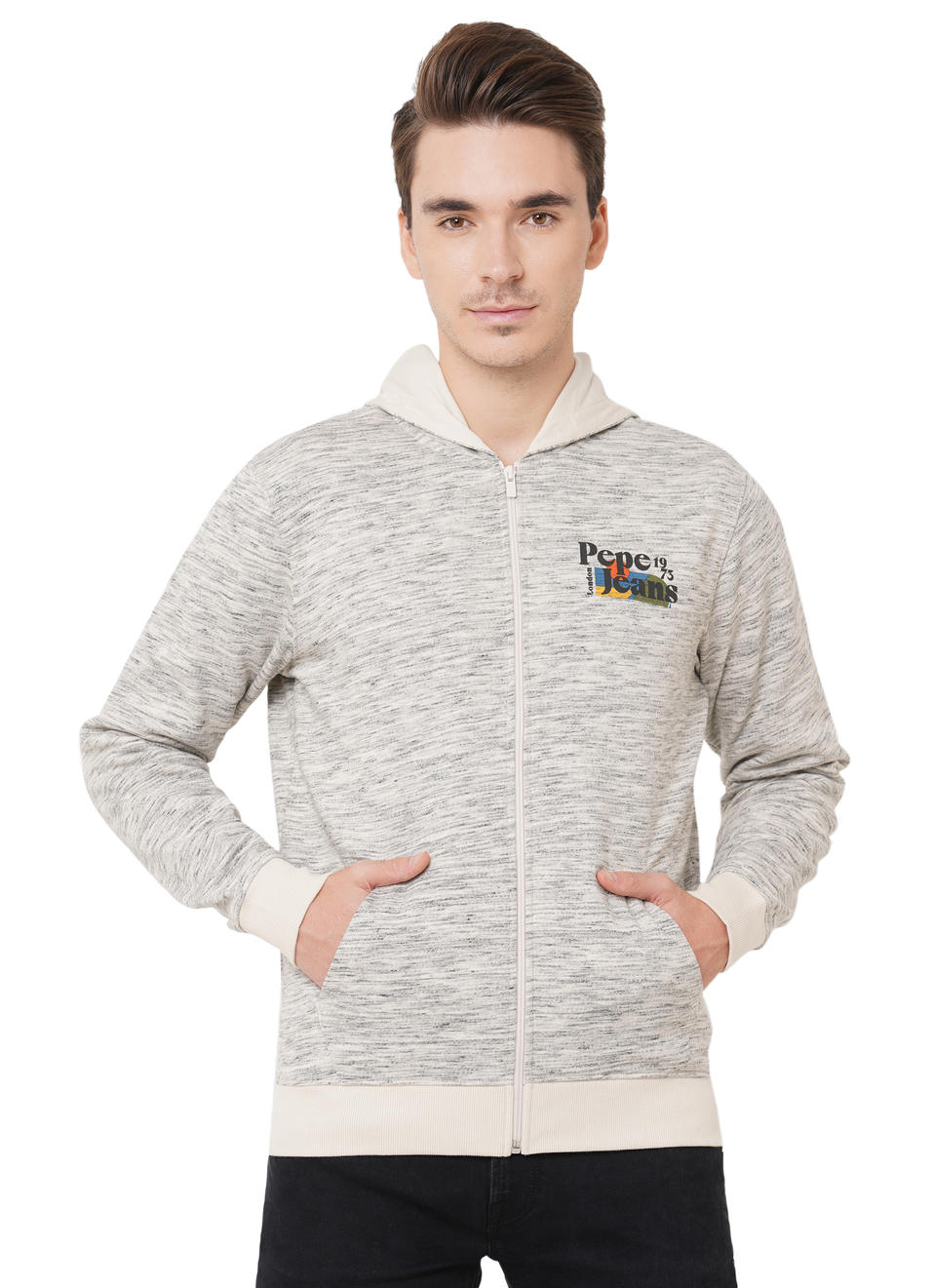 Nestor Ls Graphic Printed Zip Through Hoodie Sweatshirt, , large image number 0