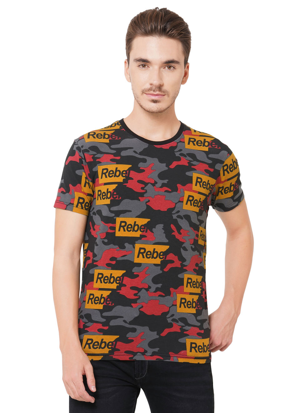Dart Ss Camo Printed T-Shirt, , large image number 0