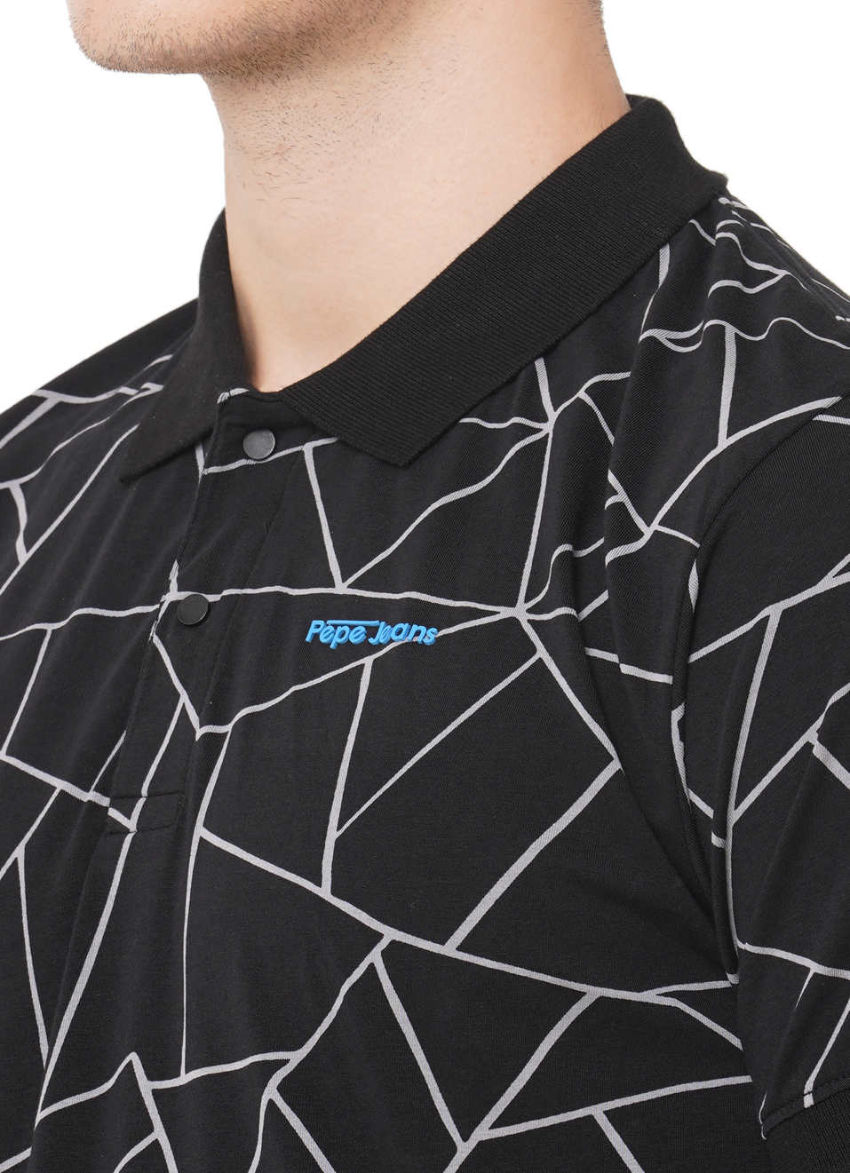 Atom Ss All Over Printed Stretch Polo, , large image number 5