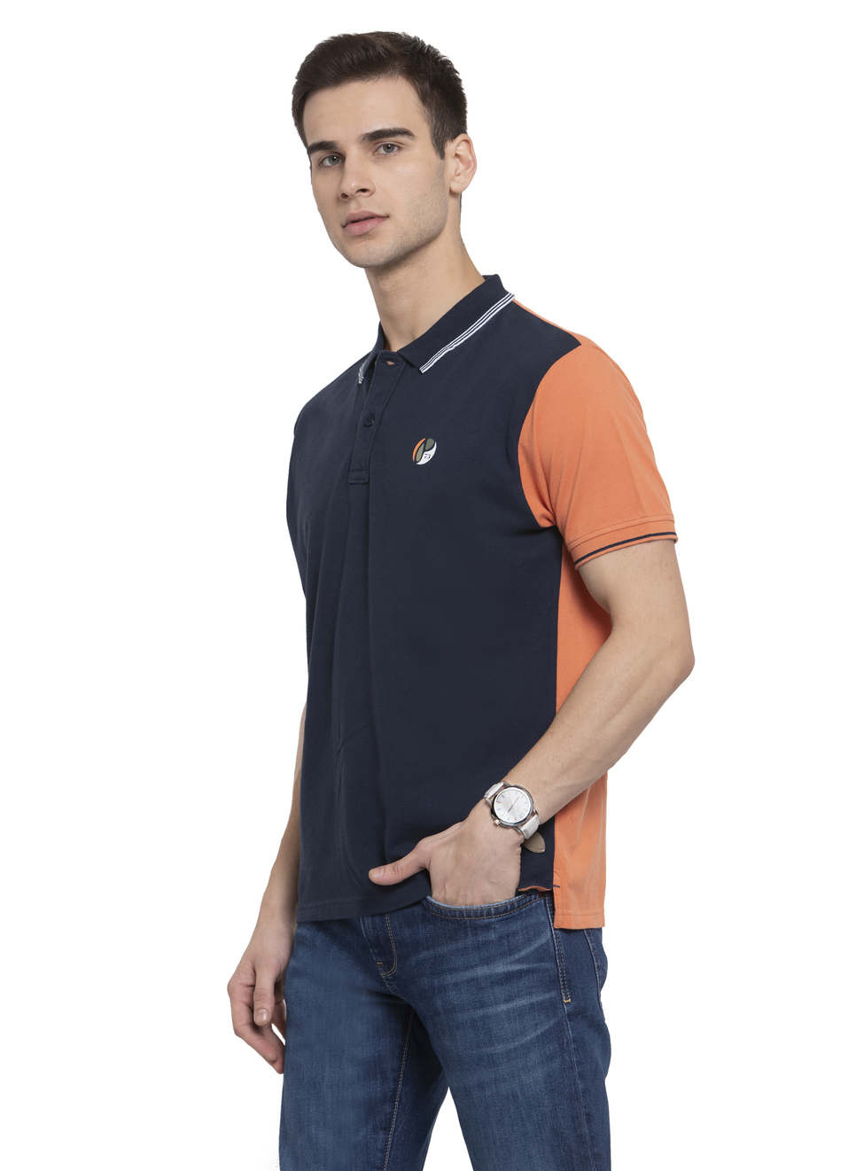 Bombino Ss Colourblock Polo, , large image number 2