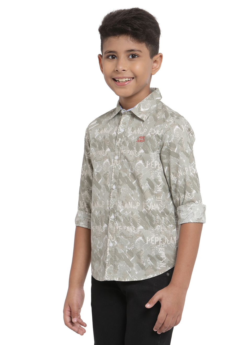 Saul Jr Ls All Over Print Shirt, , large image number 2