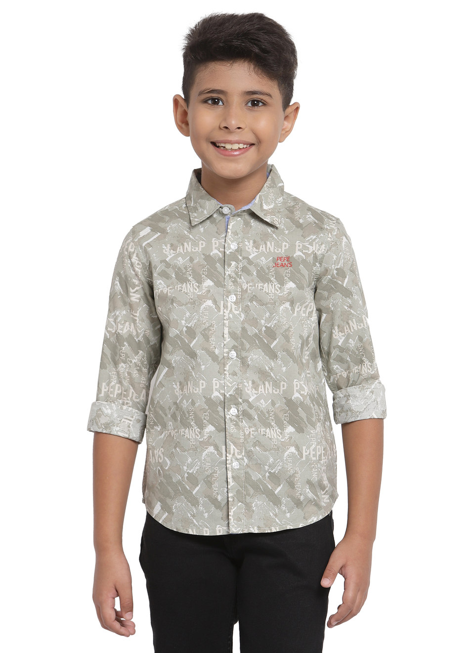 Saul Jr Ls All Over Print Shirt, , large image number 0