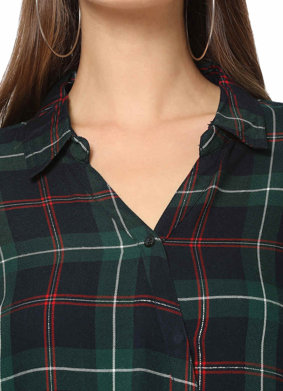 Oliver Ls Overlap Style Checks Shirt , , large image number 4