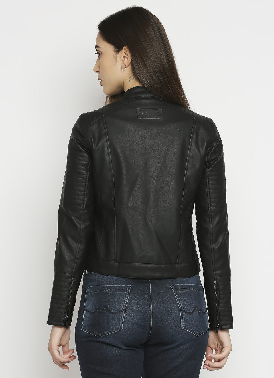 Martiza Ls Pu Biker Jacket, , large image number 1