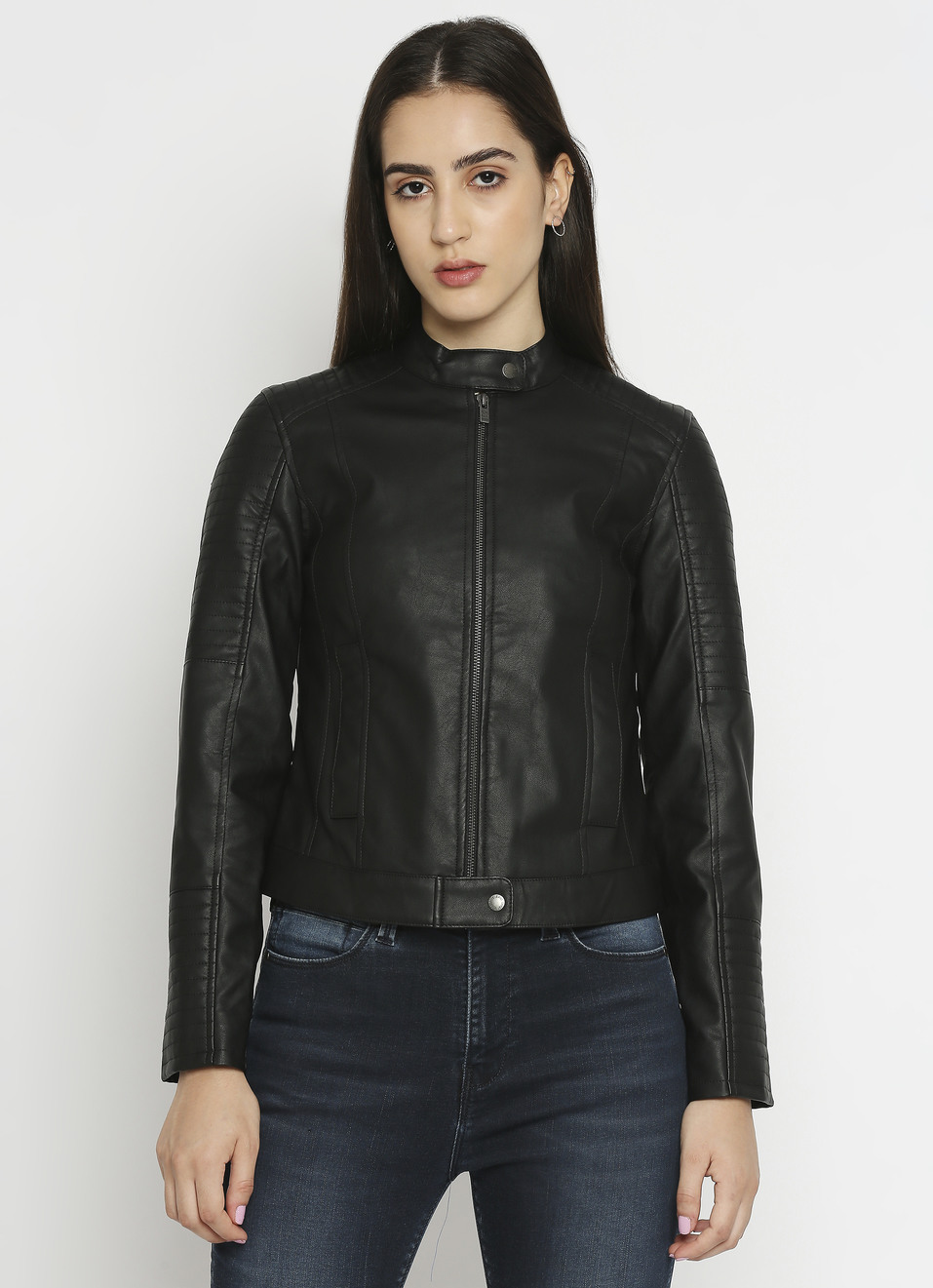 Martiza Ls Pu Biker Jacket, , large image number 0