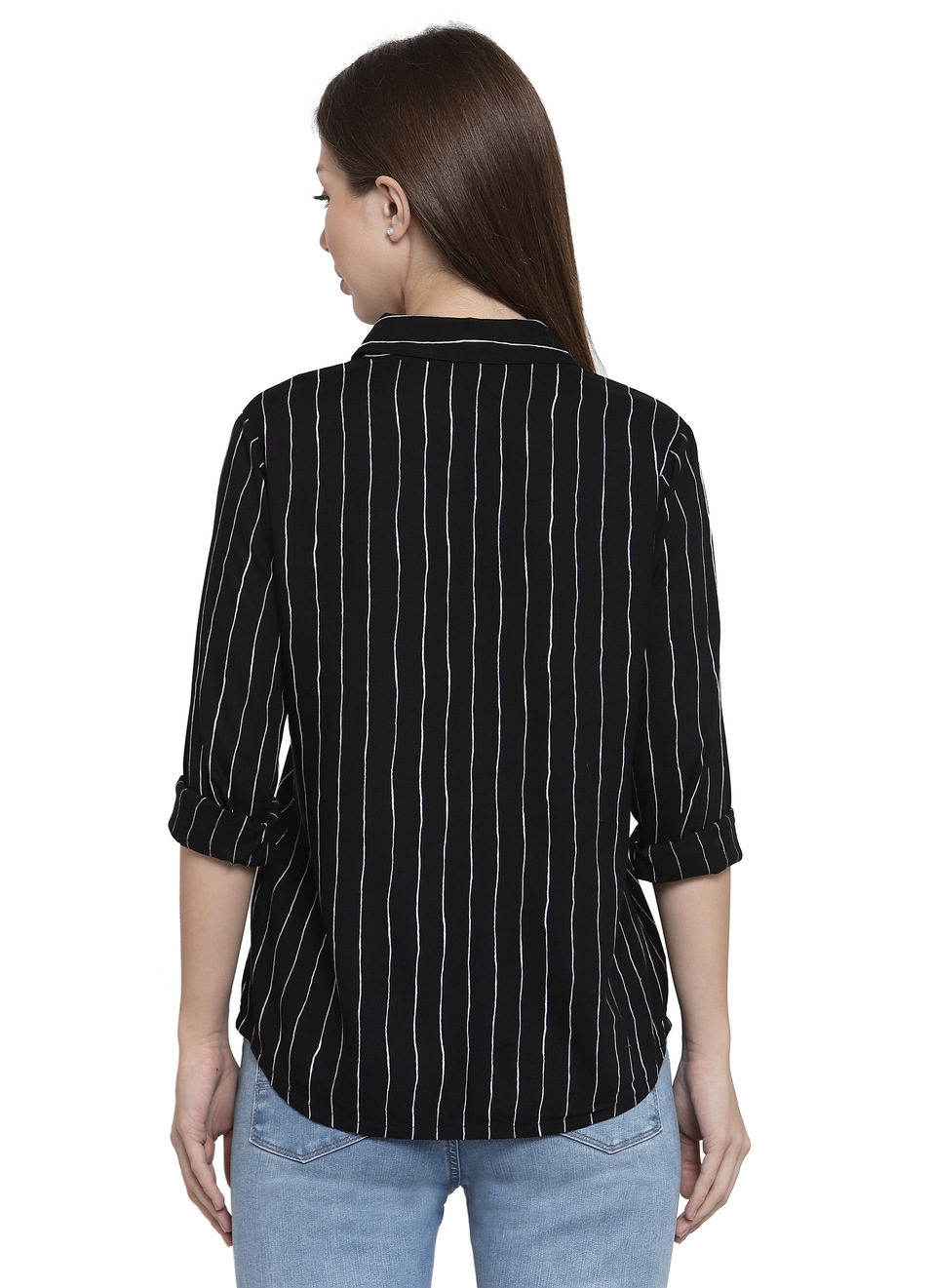 Lution Ls Wavy Stripe Print Shirt, , large image number 1