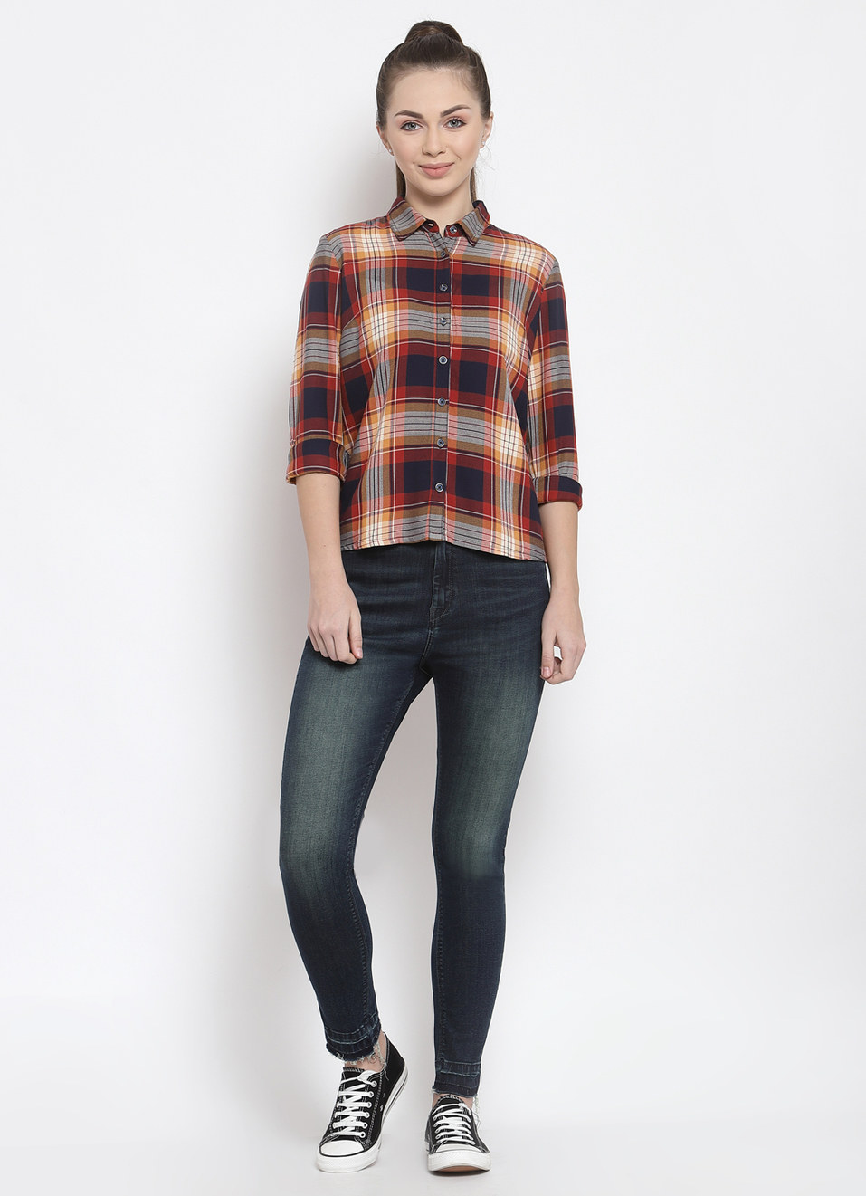 Mellen Ls Multi Colour Checks Shirt, , large image number 5