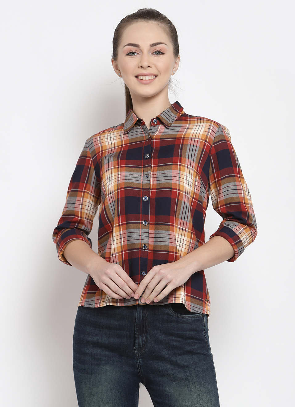 Mellen Ls Multi Colour Checks Shirt, , large image number 0