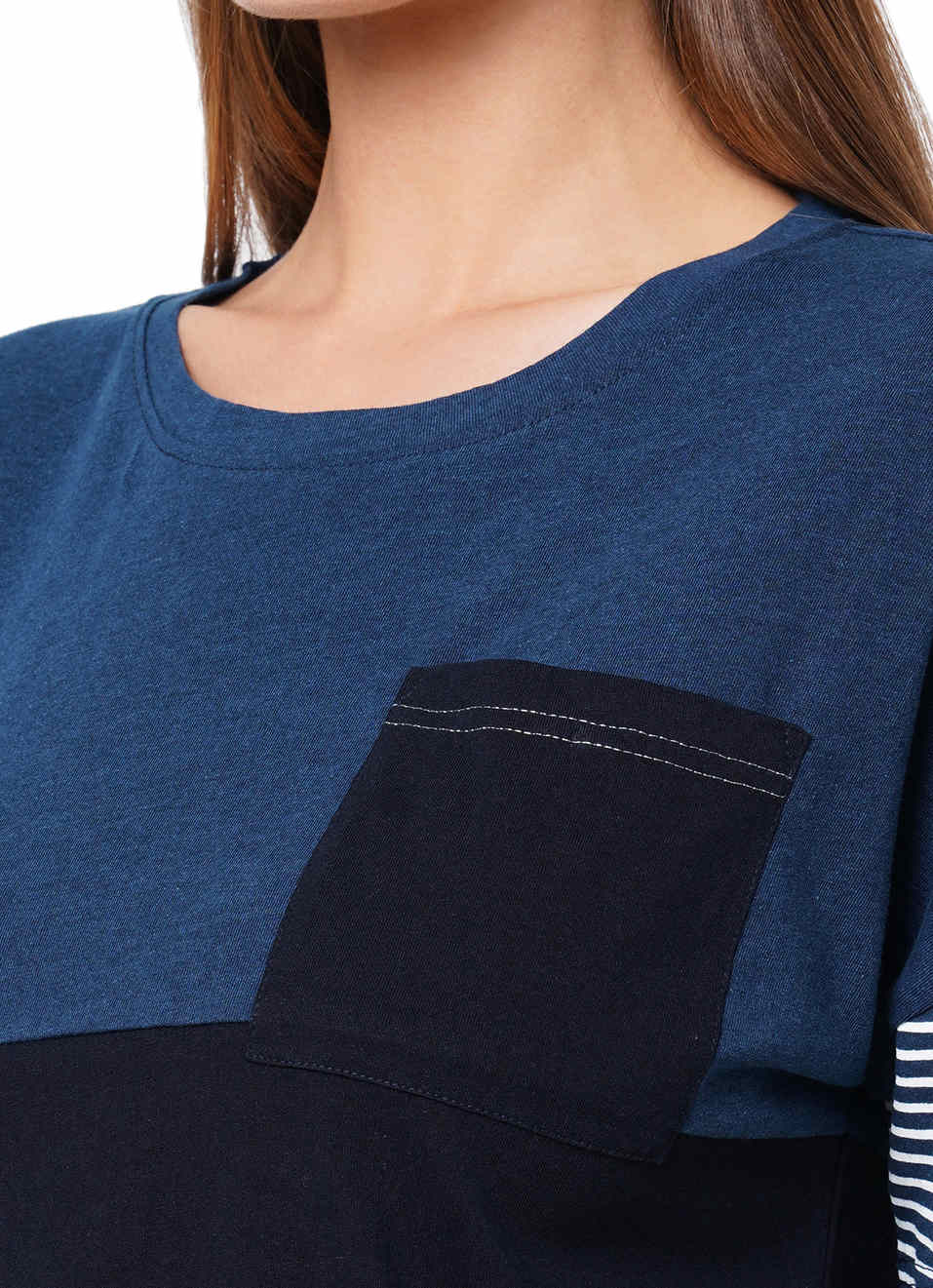 Olga Ss Colourblock T-Shirt, , large image number 4