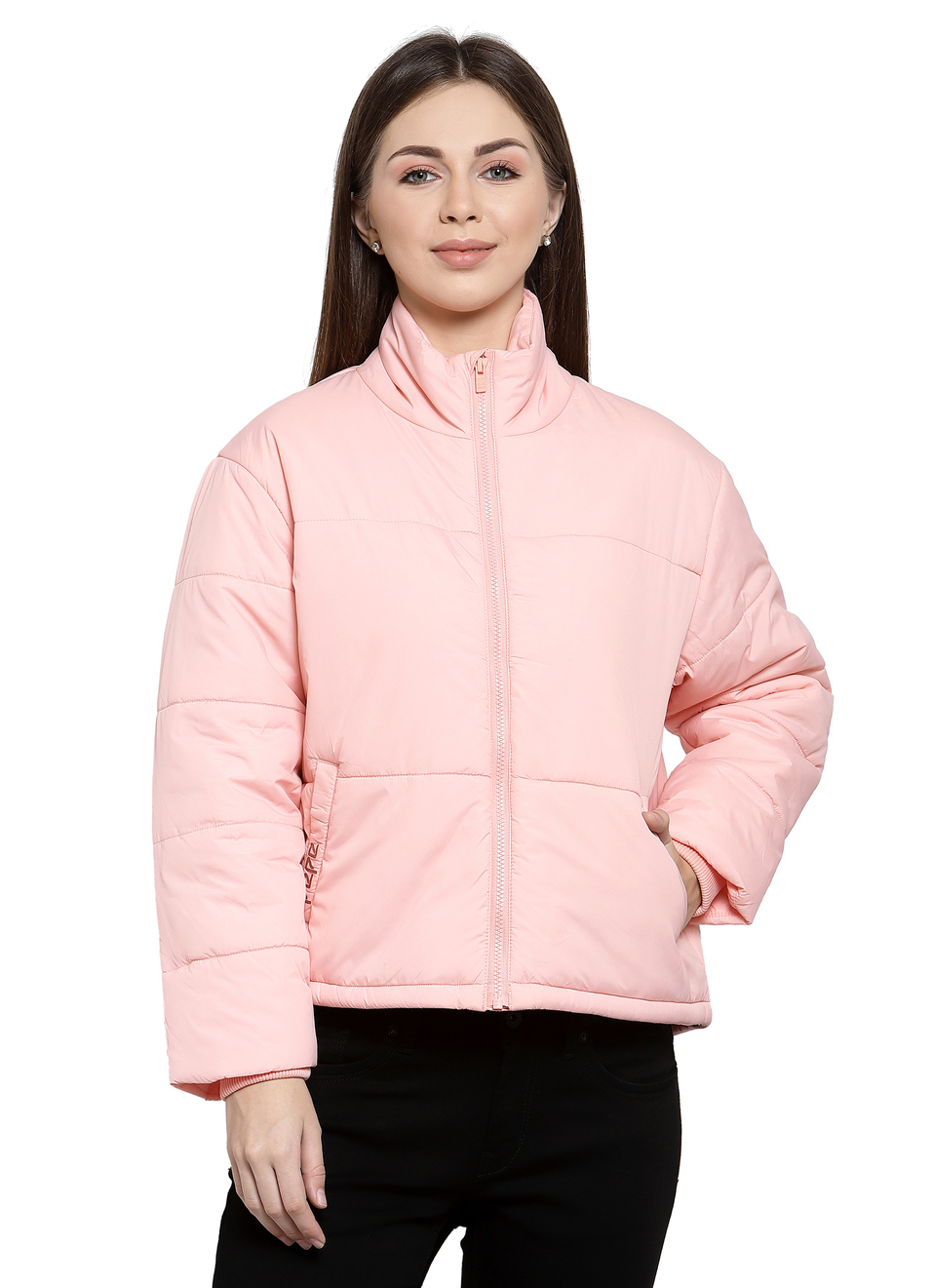 Villi Sr. Ls High Collar Cire Jacket, , large image number 0