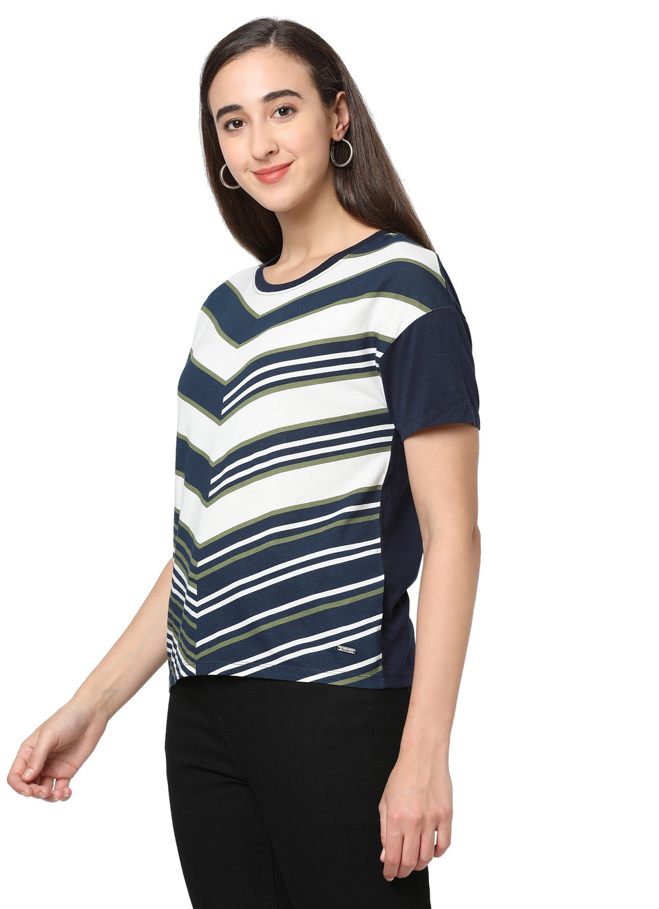 Daisy Ss Srtiper Print T-Shirt, , large image number 2