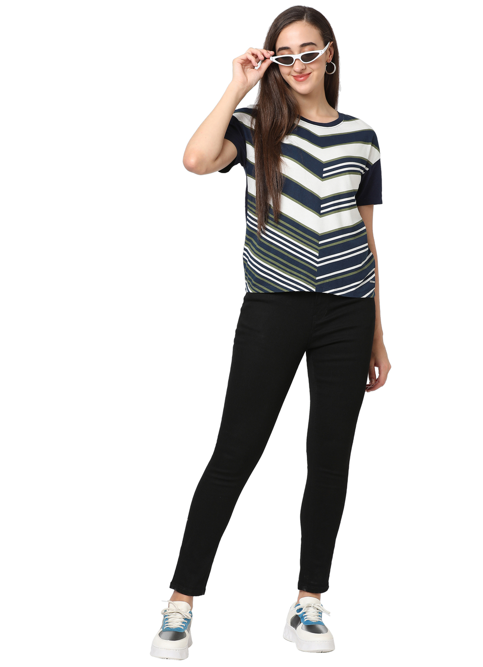 Daisy Ss Srtiper Print T-Shirt, , large image number 3