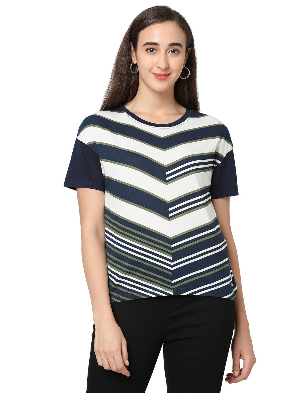 Daisy Ss Srtiper Print T-Shirt, , large image number 0