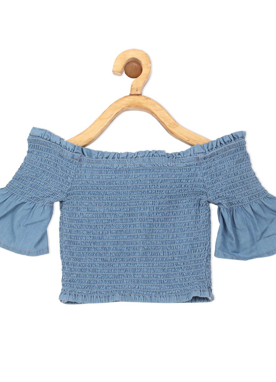 Claire Ss Off Shoulder Smocked Top, , large image number 0