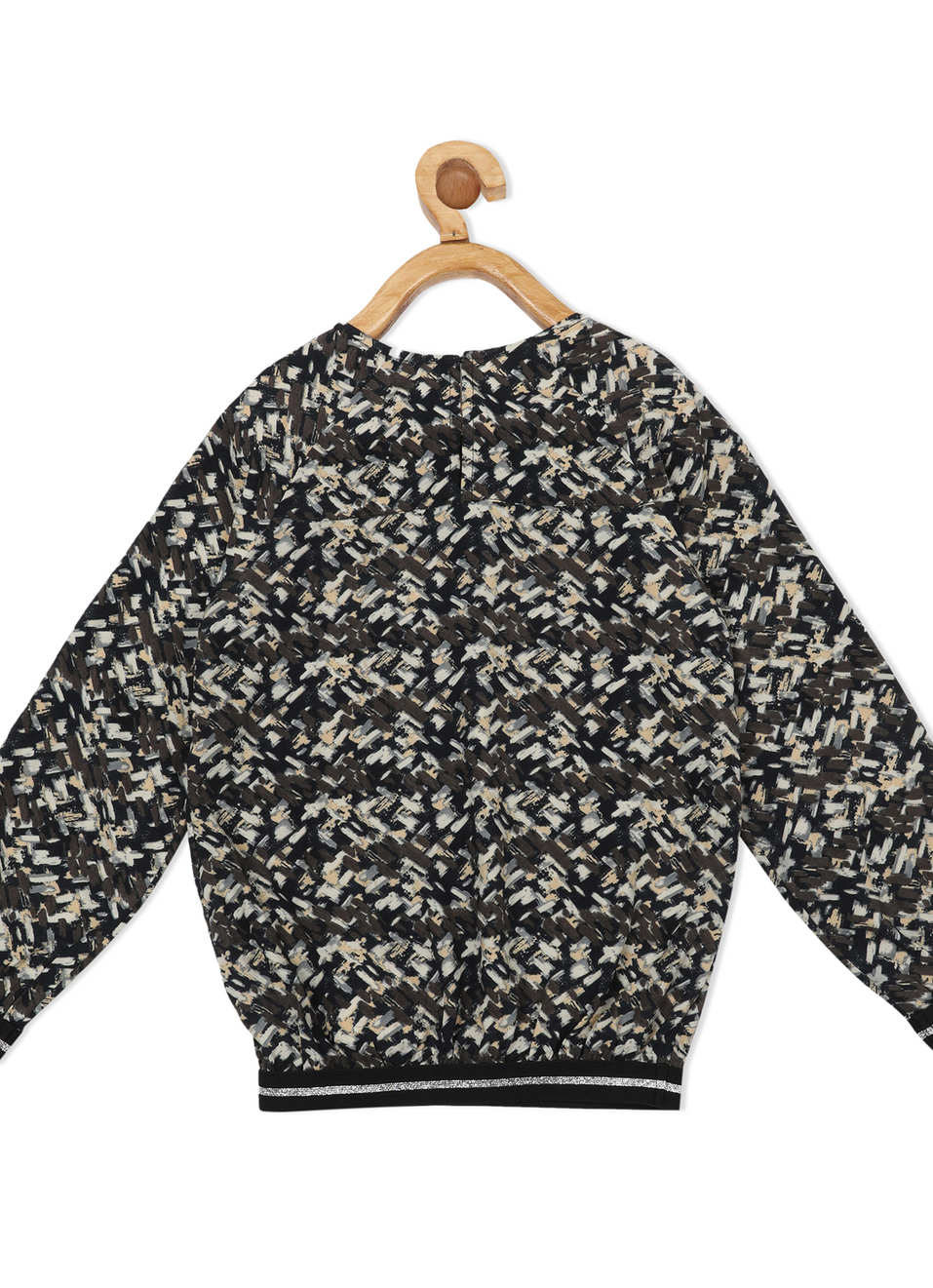 Elia Ls Camo Printed Top, , large image number 1
