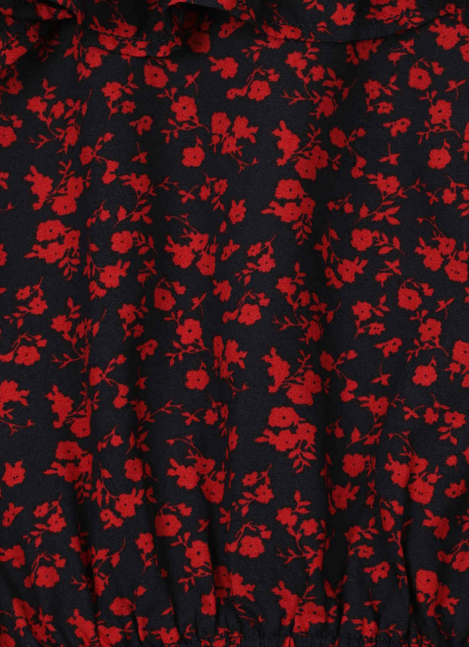 Robinia Ls Floral Printed Cold Shoulder Top, , large image number 2