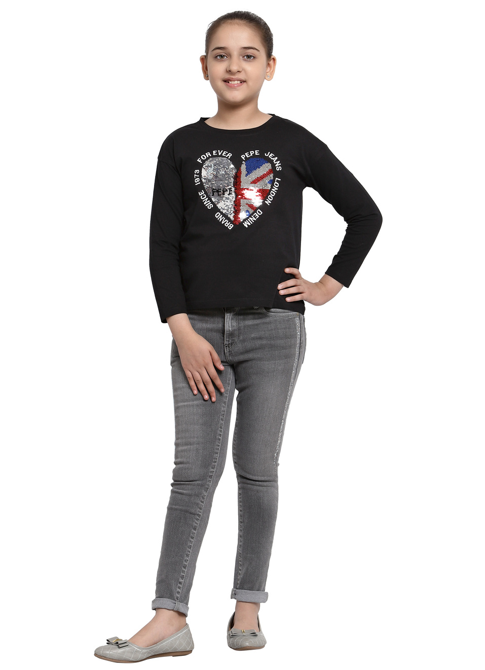 Sharon Ls Embellished T-Shirt, , large image number 5