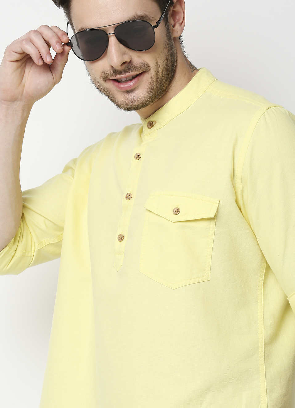 Coach Cotton Linen Tunic Shirt, , large image number 2