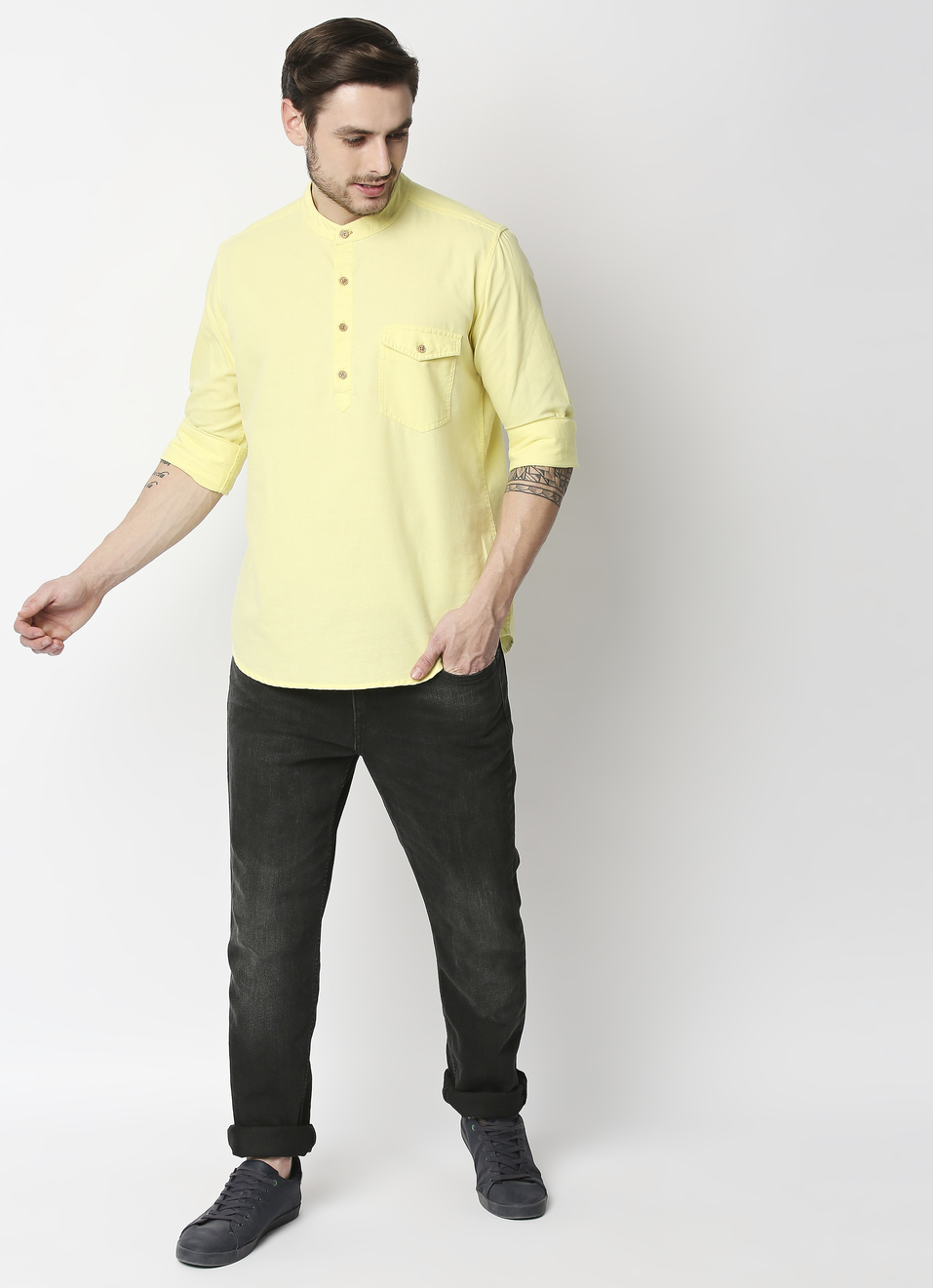 Coach Cotton Linen Tunic Shirt, , large image number 3