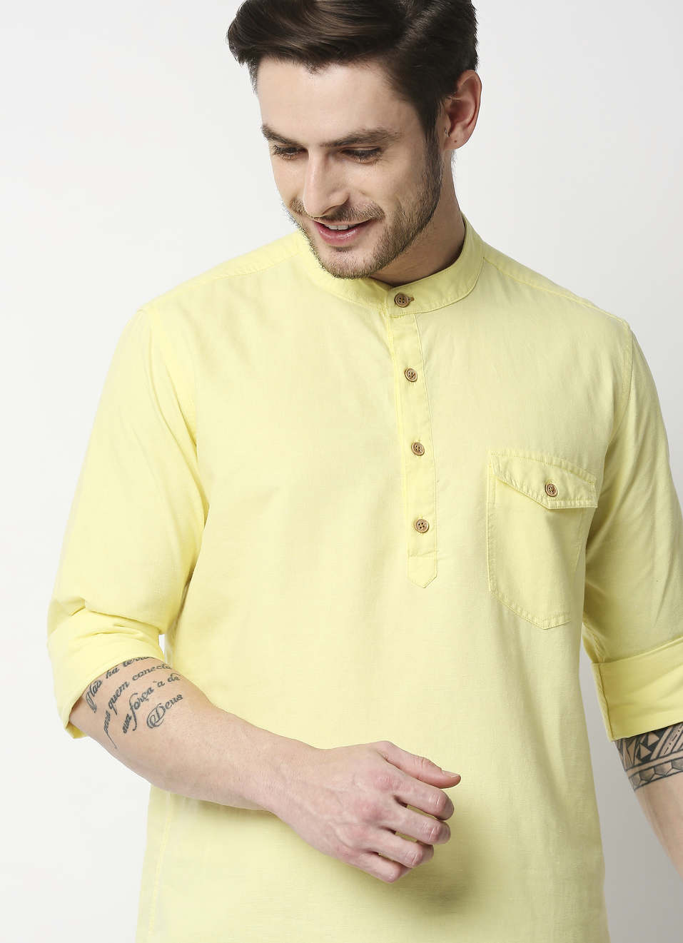 Coach Cotton Linen Tunic Shirt, , large image number 0