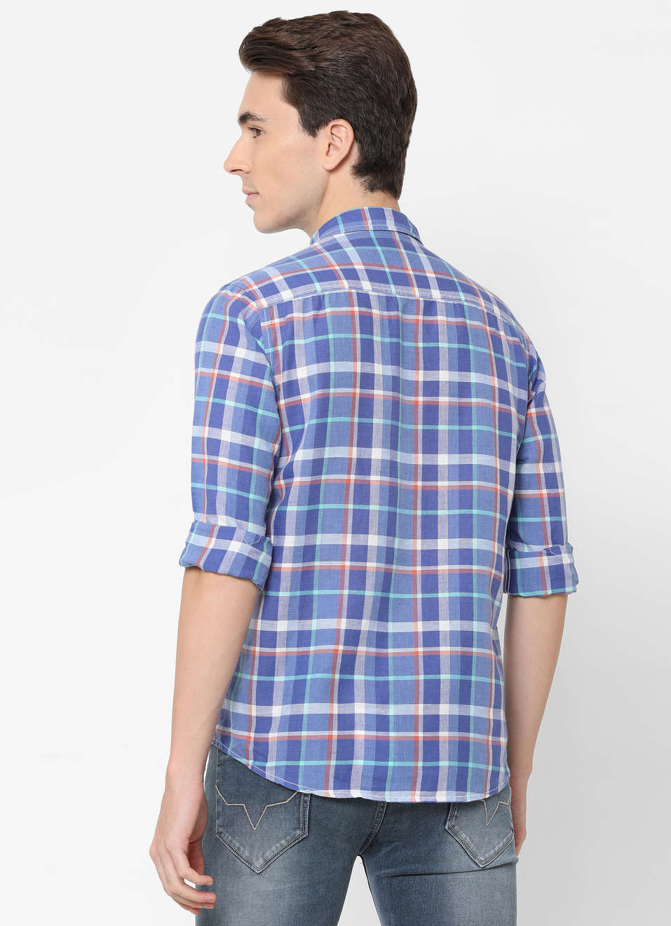 Champ Cotton Linen Check Shirt, , large image number 1