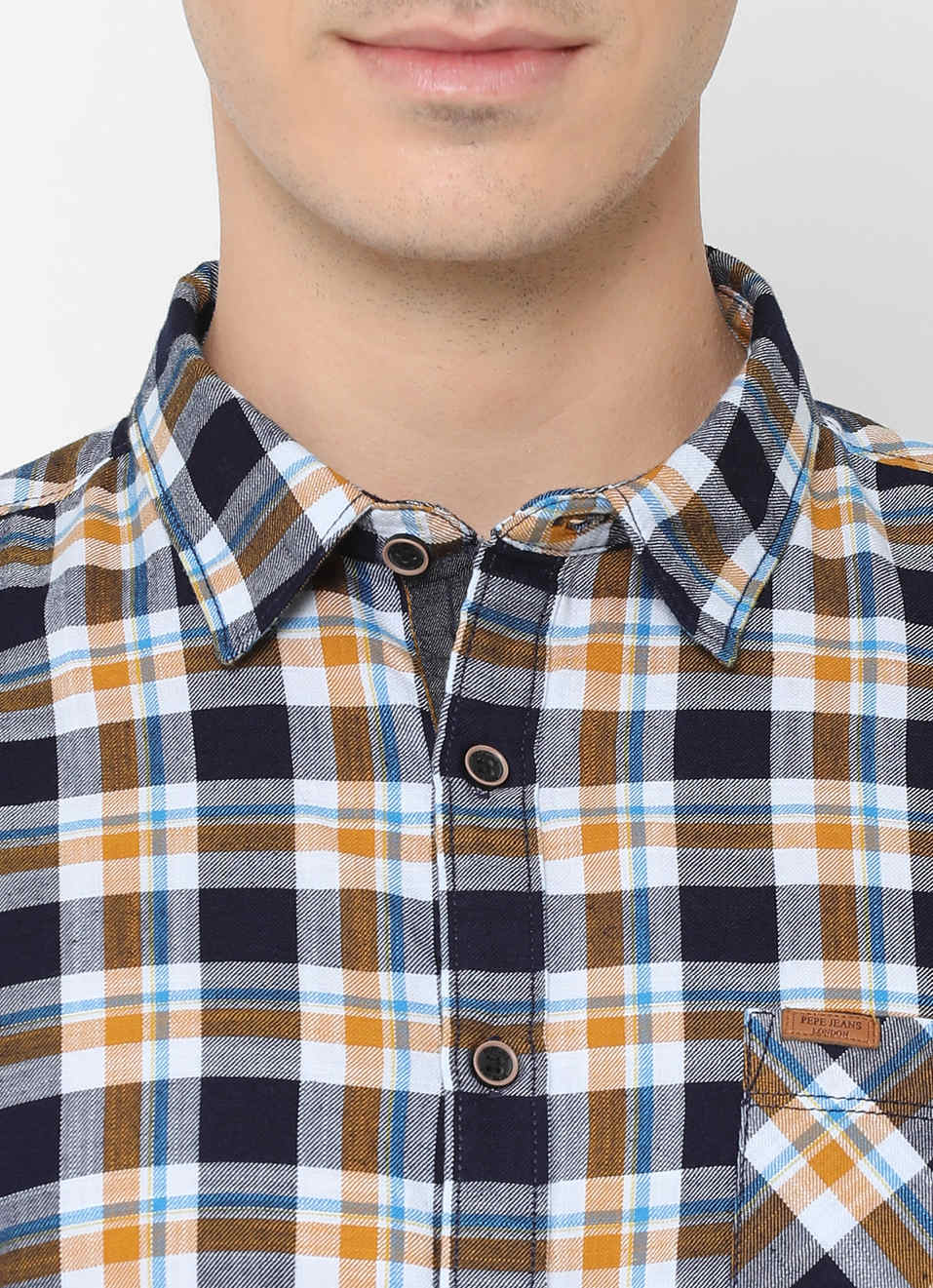 Altman Indigo Check, , large image number 4