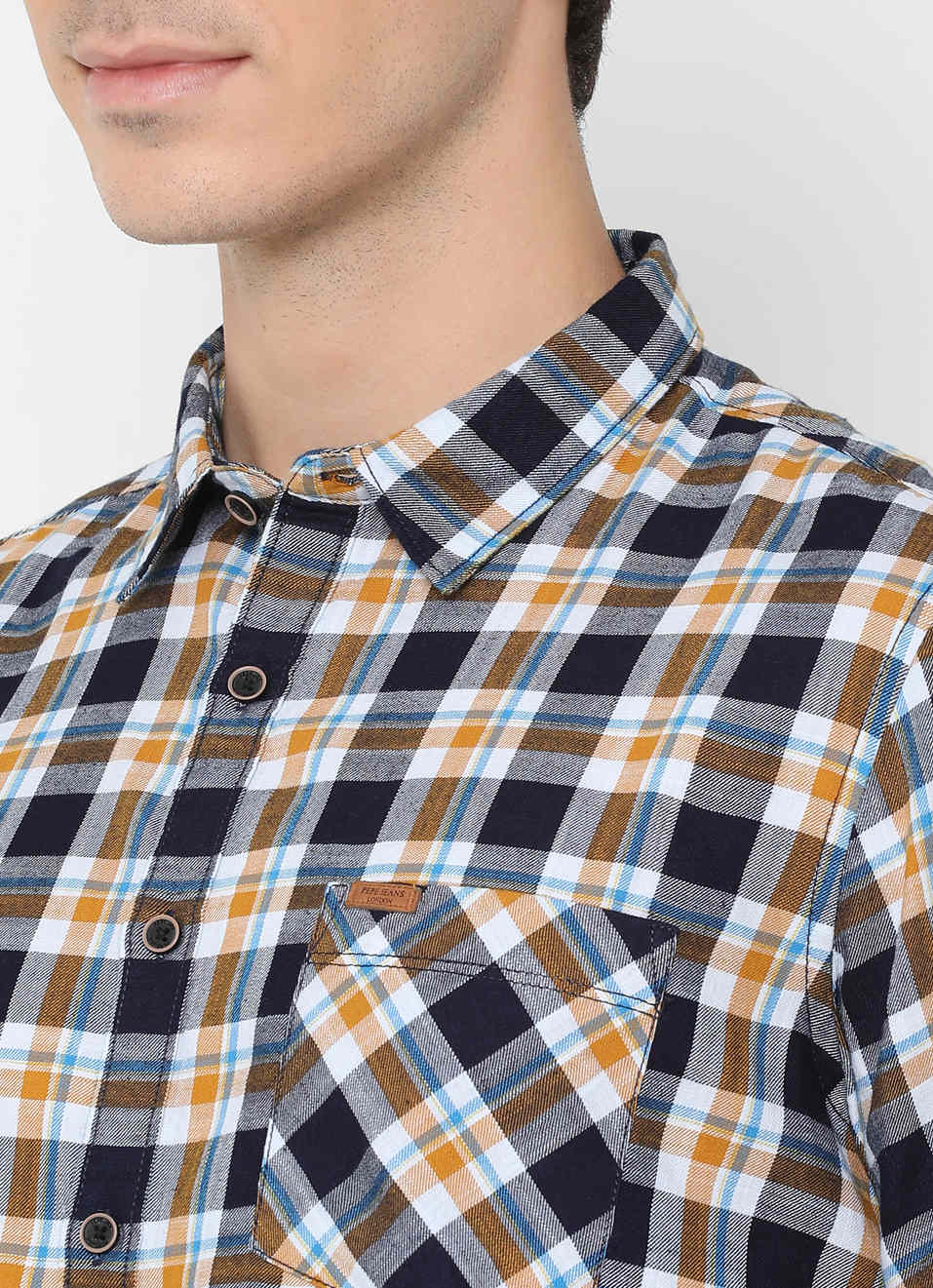 Altman Indigo Check, , large image number 5