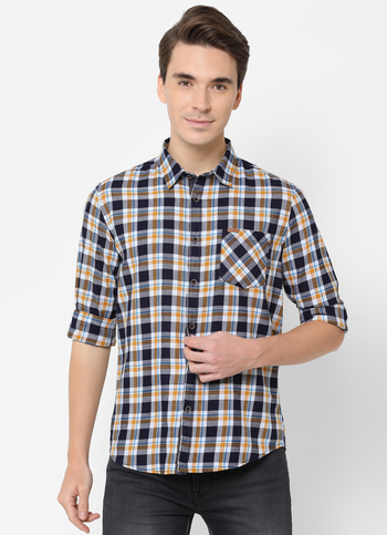 Altman Indigo Check
