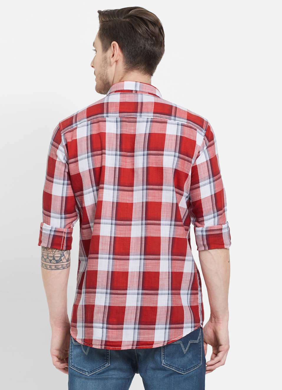 Nathan Sr Twill Check Shirt, , large image number 1